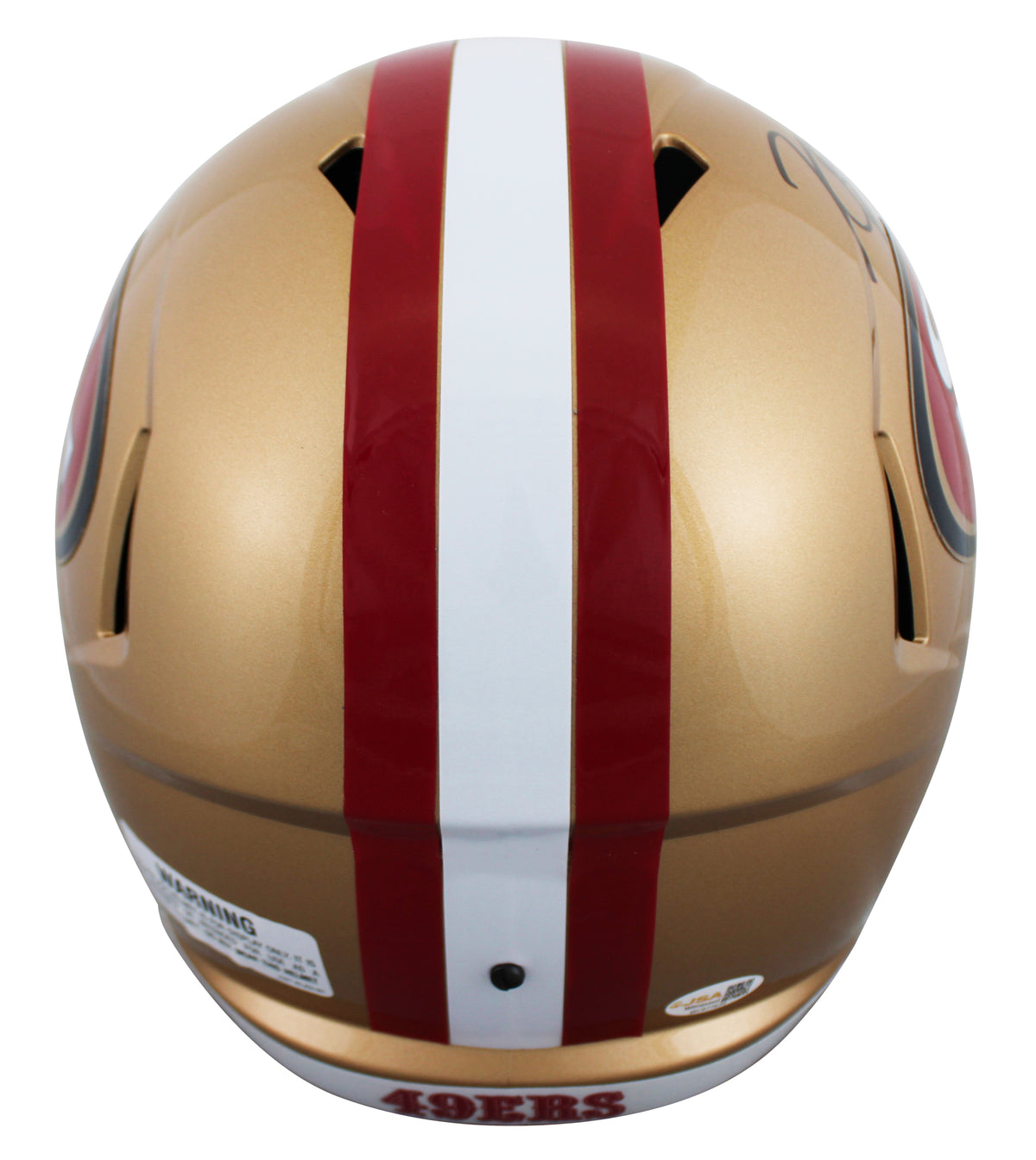 49ers Kaelon Black Authentic Signed Full Size Speed Rep Helmet JSA Witnessed