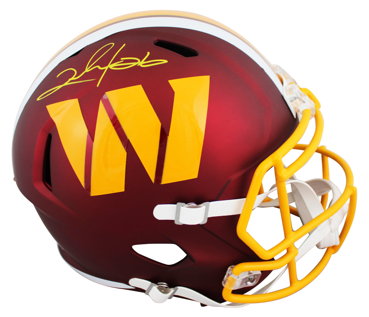 Clinton Portis Signed 2024 On-Field Alt F/S Speed Rep Helmet BAS Wit #4W741594