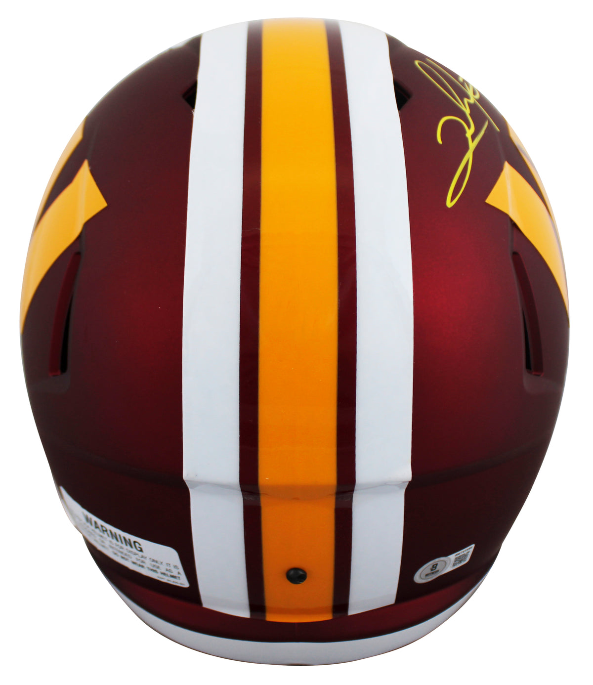 Clinton Portis Signed 2024 On-Field Alt F/S Speed Rep Helmet BAS Wit #4W741594