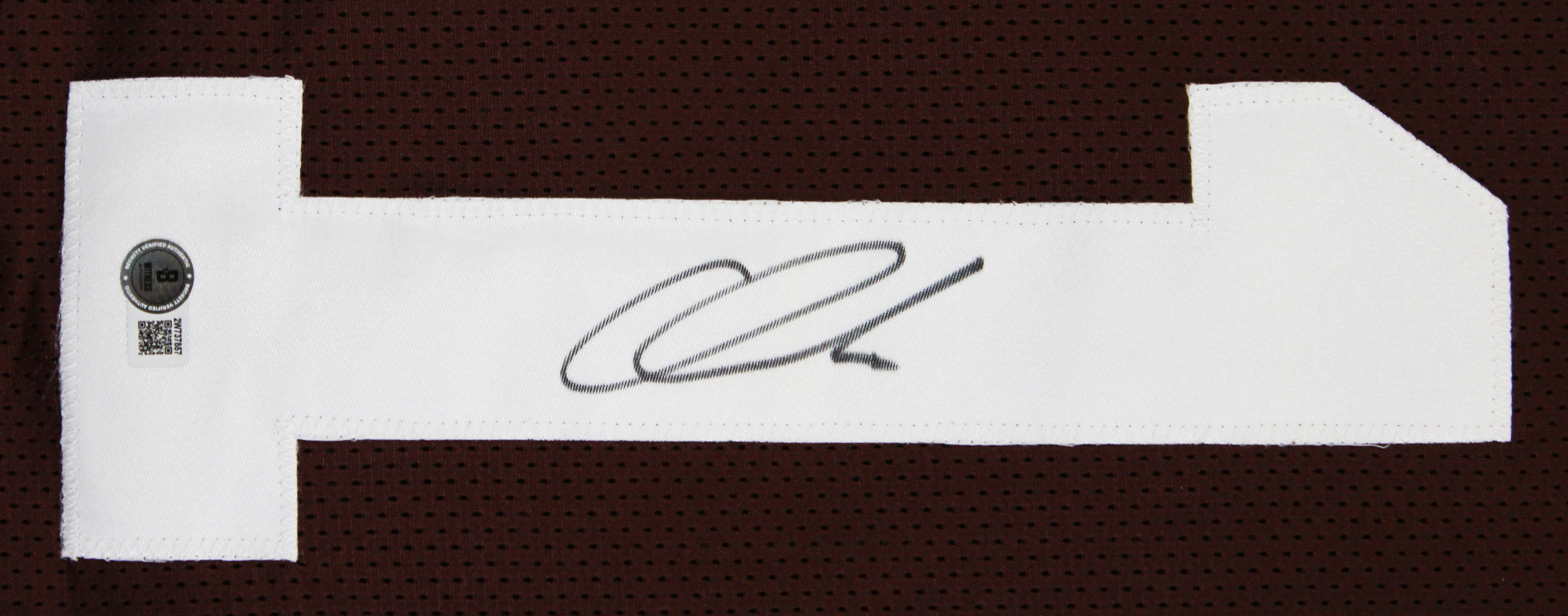 Quinshon Judkins Authentic Signed Brown Pro Style Jersey BAS Witnessed
