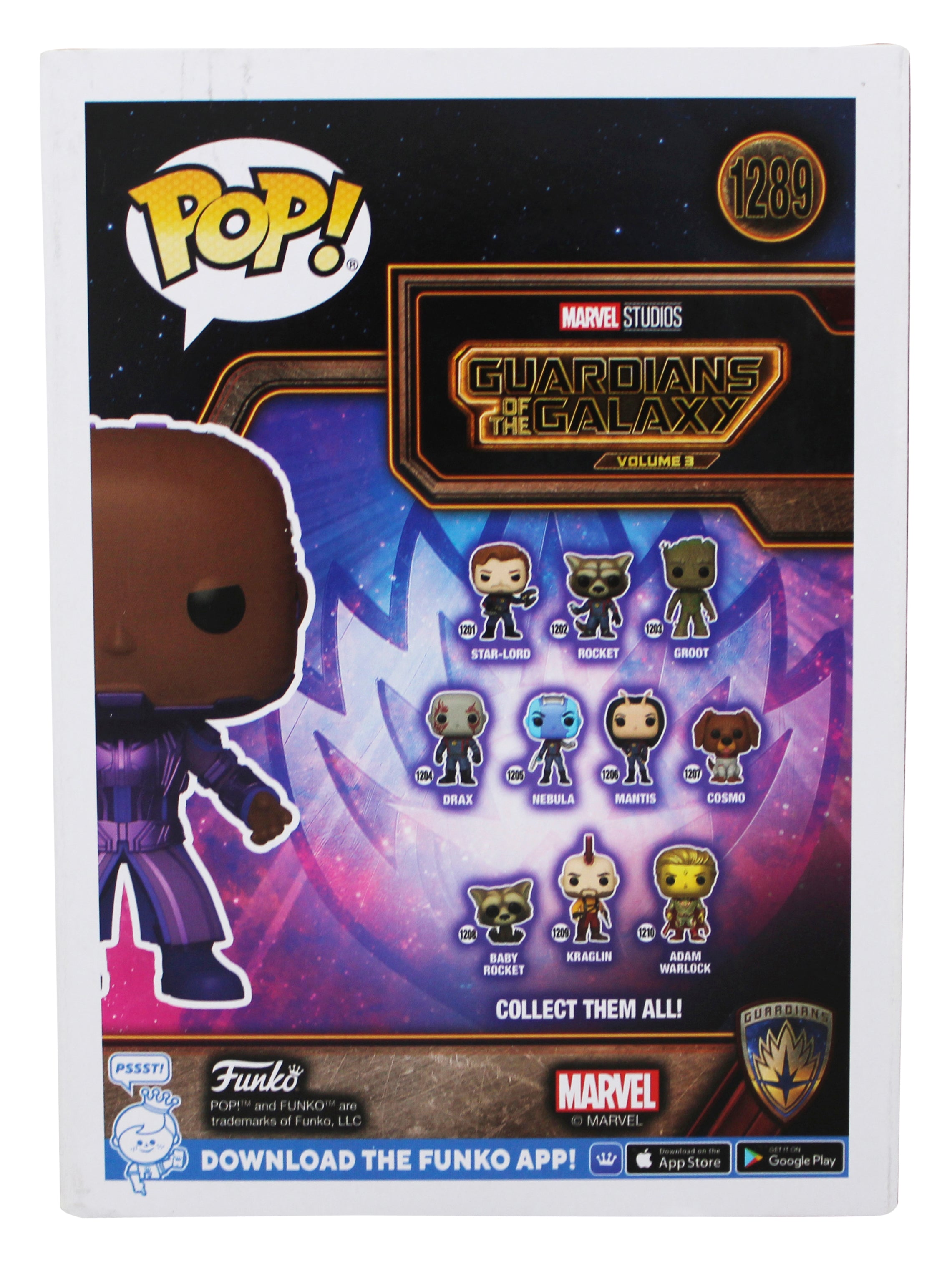 Chukwudi Iwuji Guardians of the Galaxy Signed #1289 Funko Pop Vinyl Figure BAS