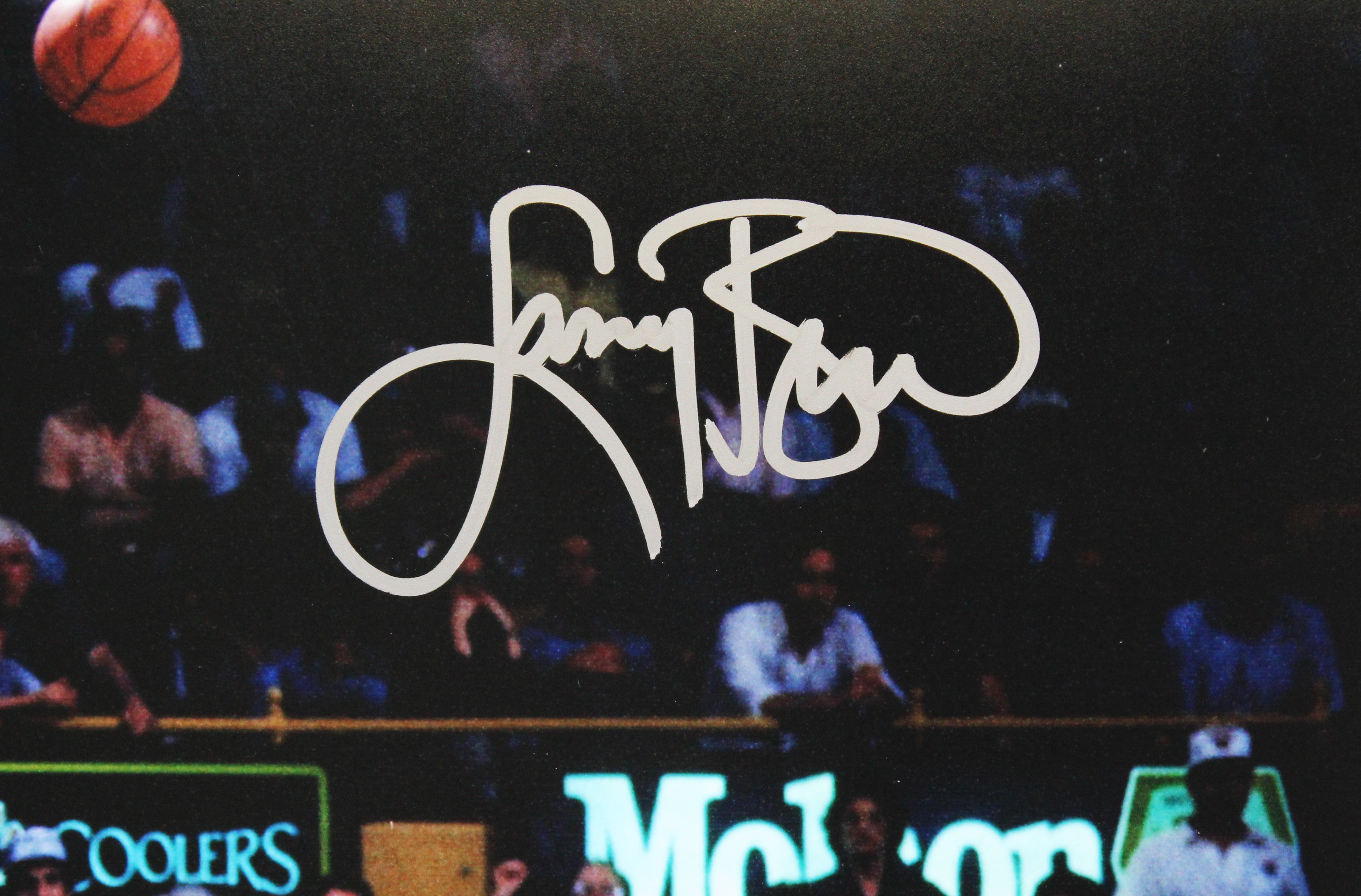 Celtics Larry Bird Authentic Signed 16x20 Horizontal Shooting Photo BAS