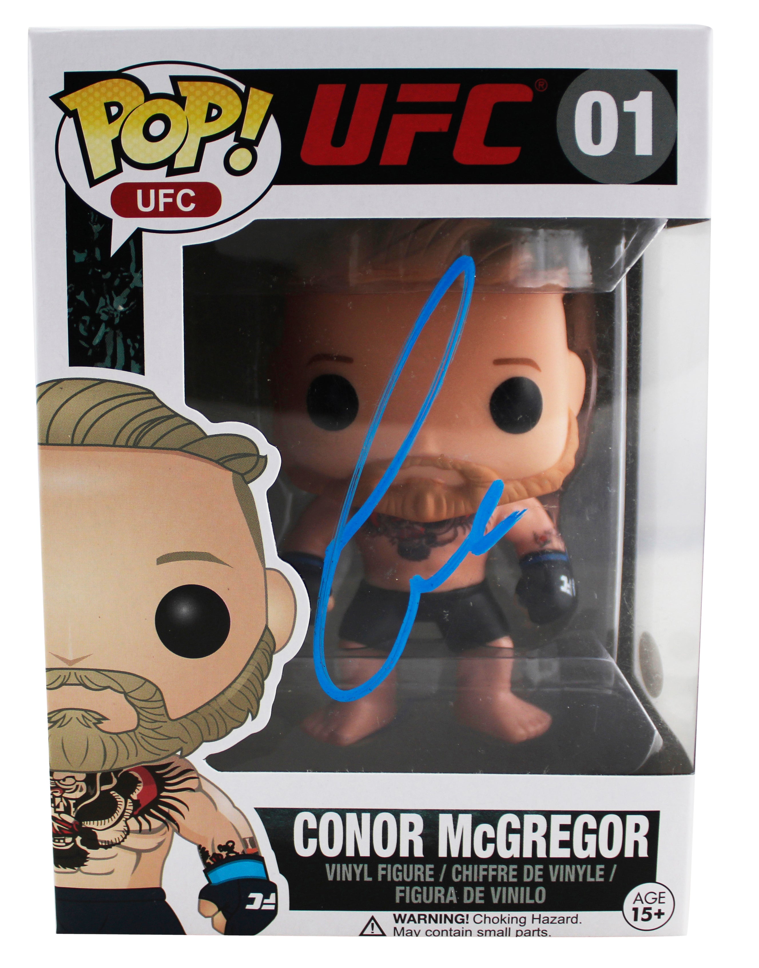 Conor McGregor Authentic Signed UFC #01 Funko Pop Vinyl Figure JSA #AN49326