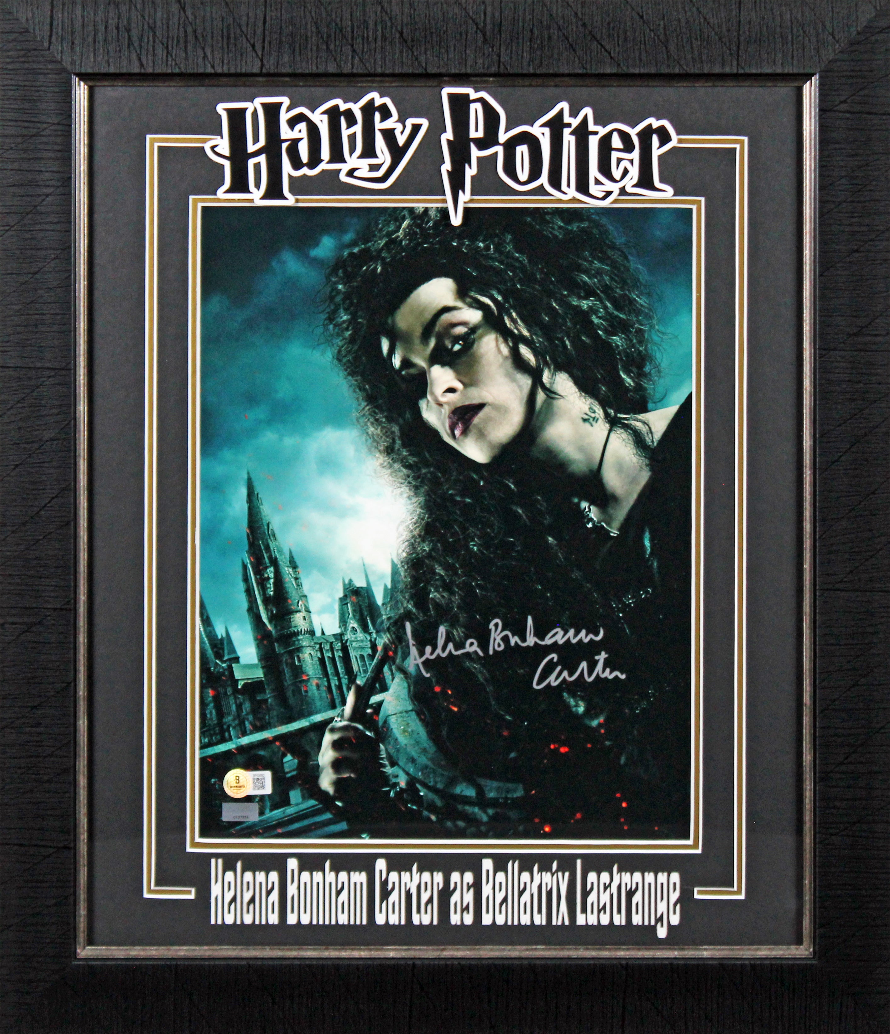 Helena Bonham Carter Harry Potter Authentic Signed 11x14 Framed Photo BAS