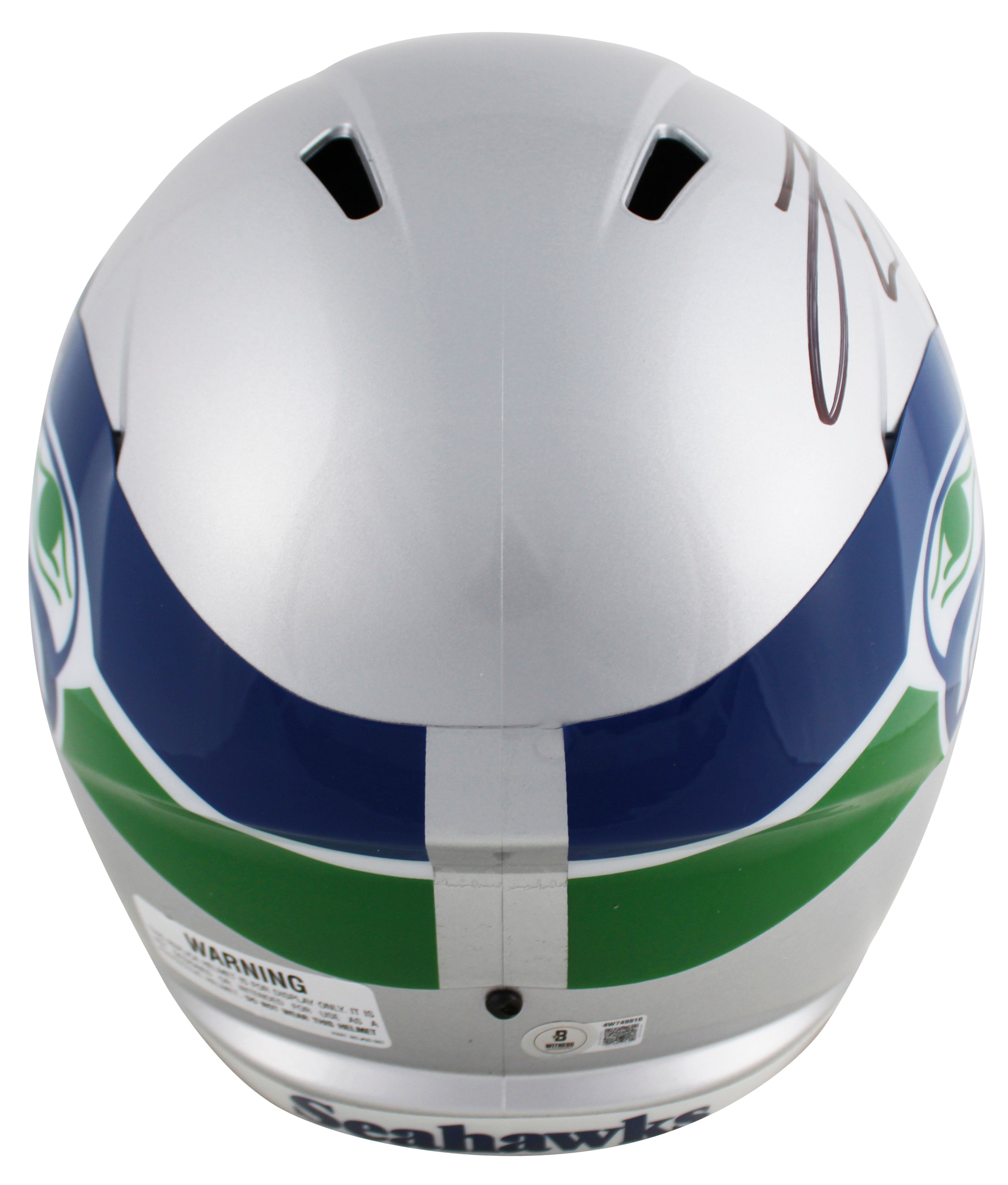 Seahawks Leonard Williams Signed 1983-01 TB Full Size Speed Rep Helmet BAS Wit
