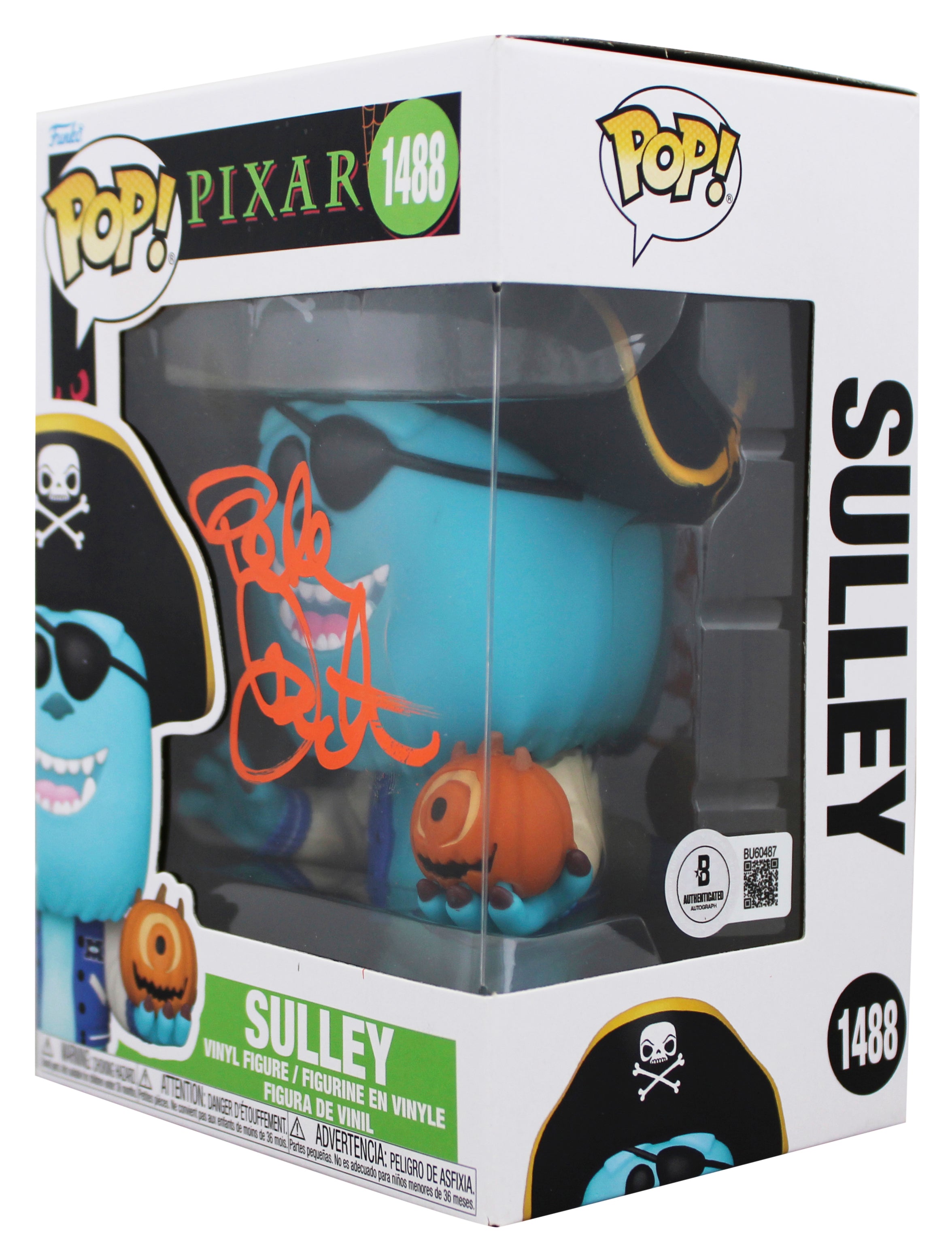 Pete Docter Monsters Inc Signed Sulley #1488 Funko Pop Vinyl Figure BAS #BU60487