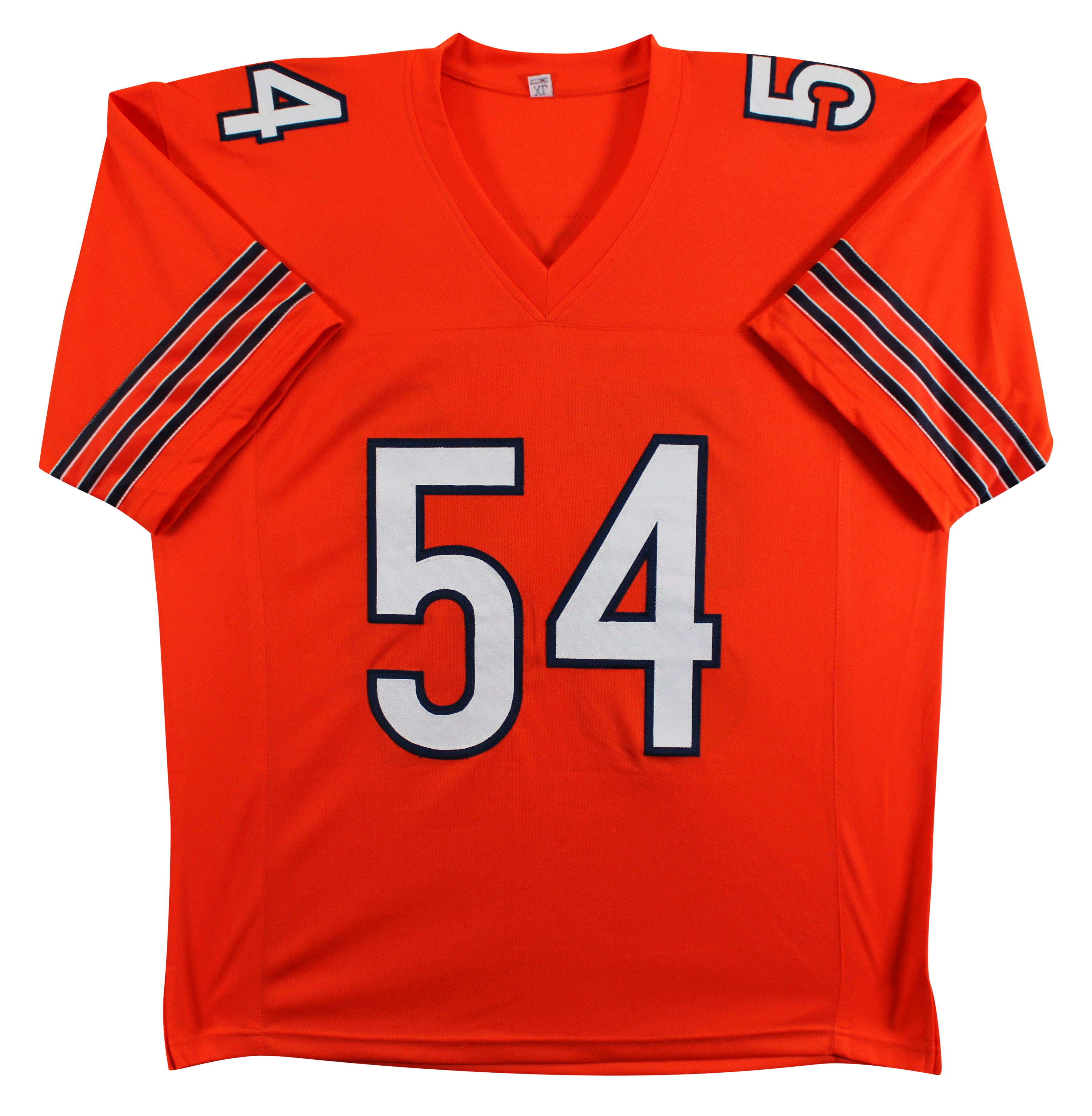 Brian Urlacher Authentic Signed Orange Pro Style Jersey Autographed BAS