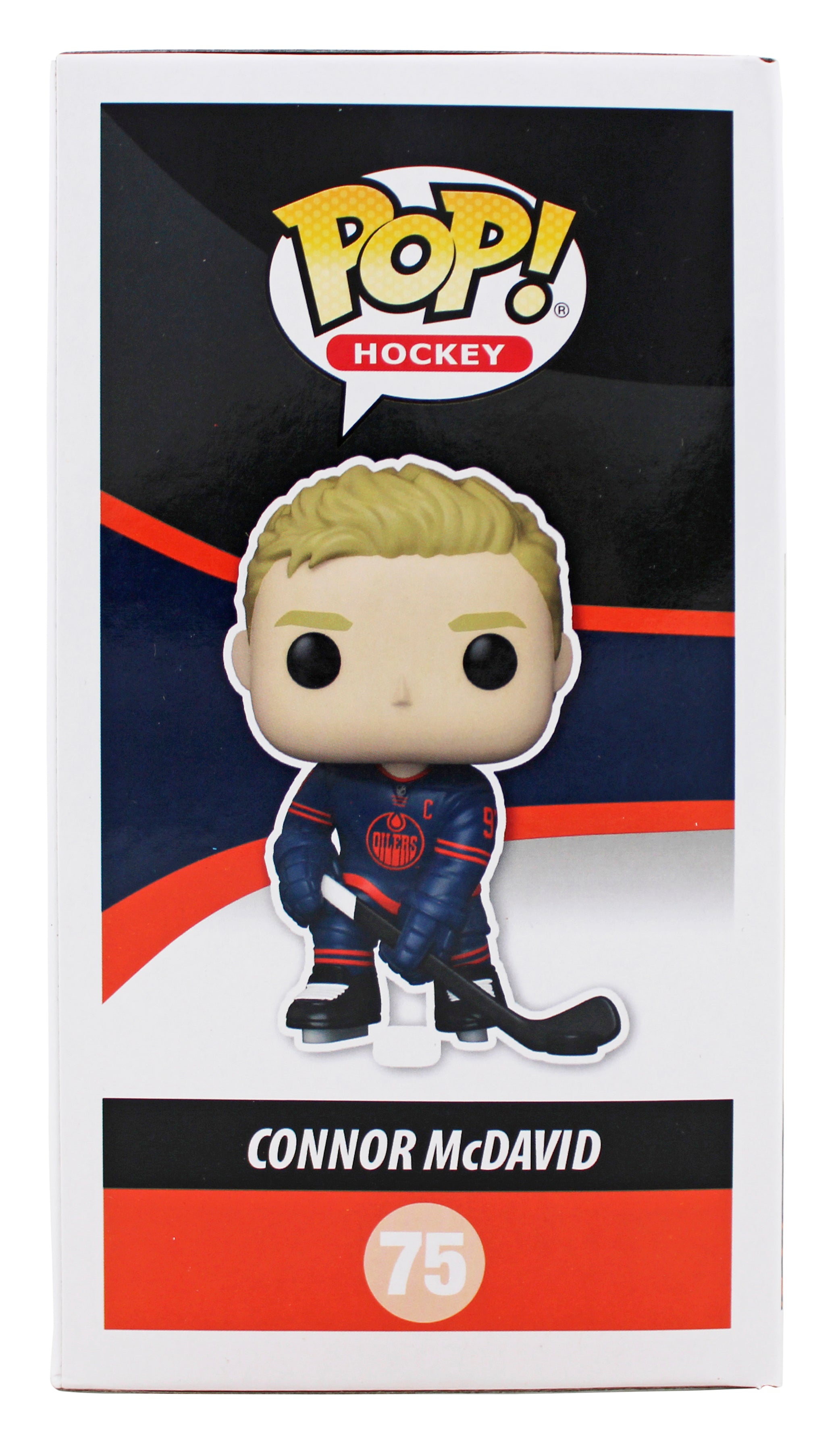 Oilers Connor McDavid Authentic Signed #75 Funko Pop Vinyl Figure JSA #AV75116