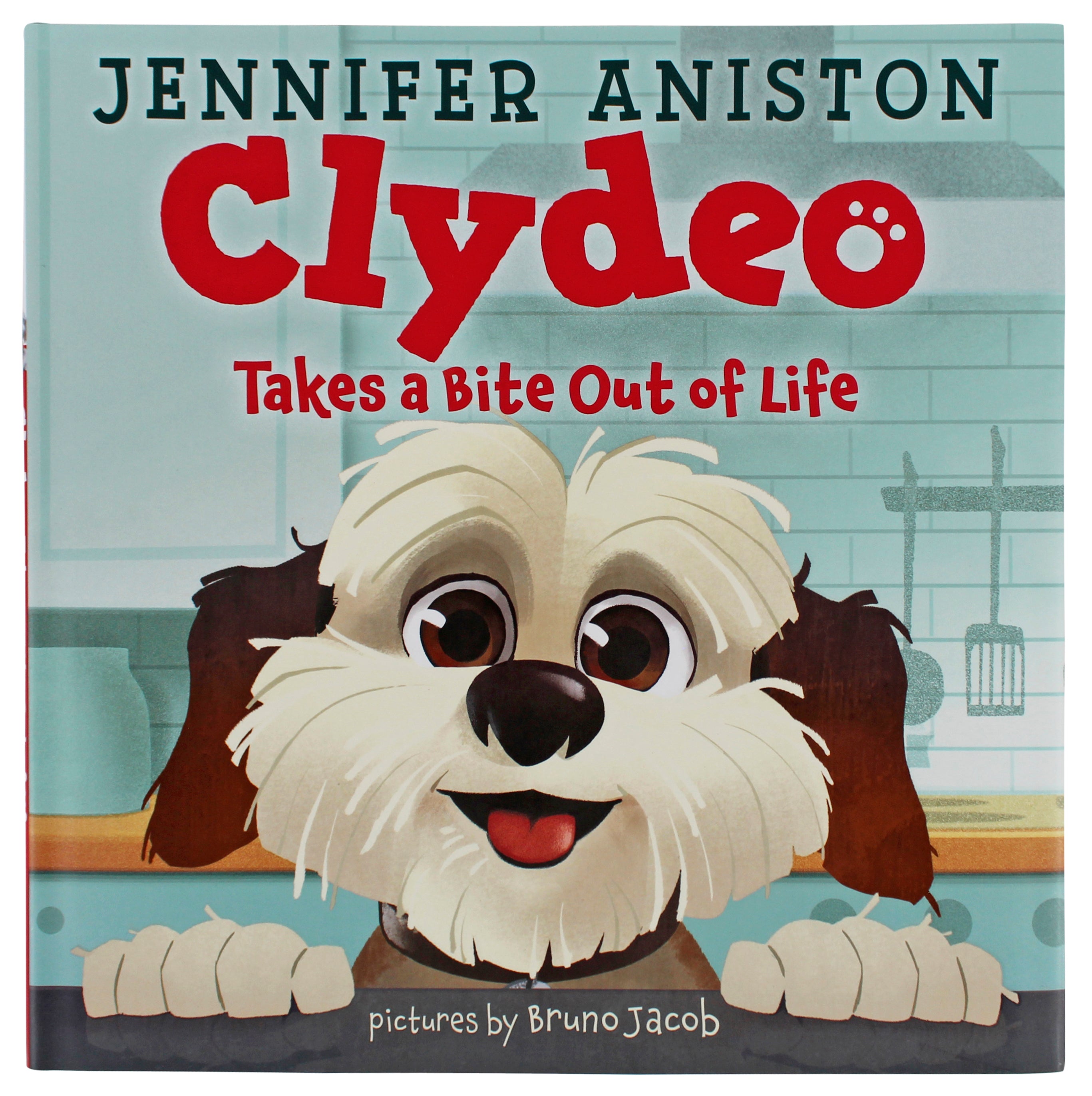 Jennifer Aniston Authentic Signed Clydeo Takes A Bite Out of Life Book JSA