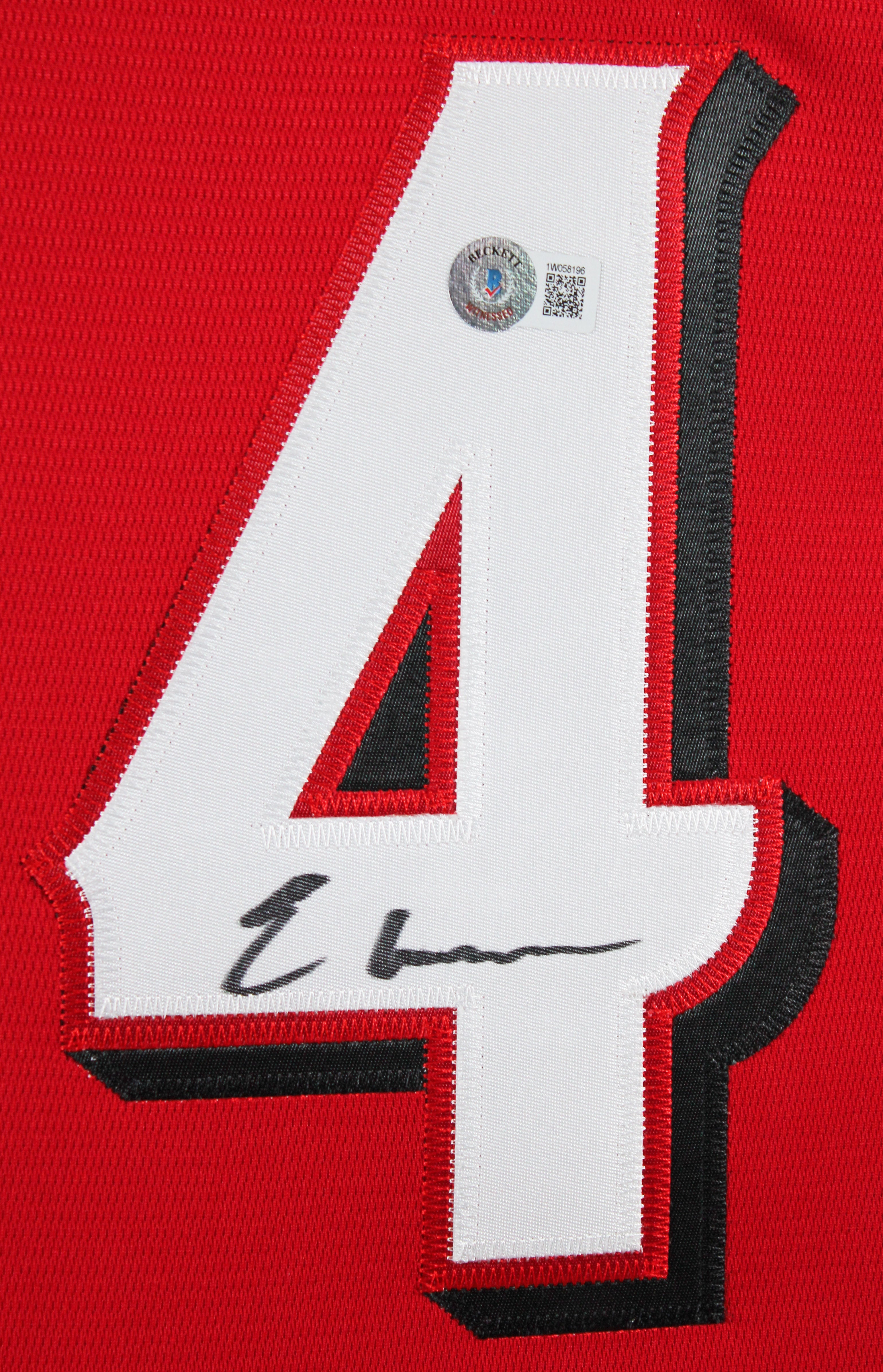 Reds Elly De La Cruz Authentic Signed Red Nike Framed Jersey BAS Witnessed