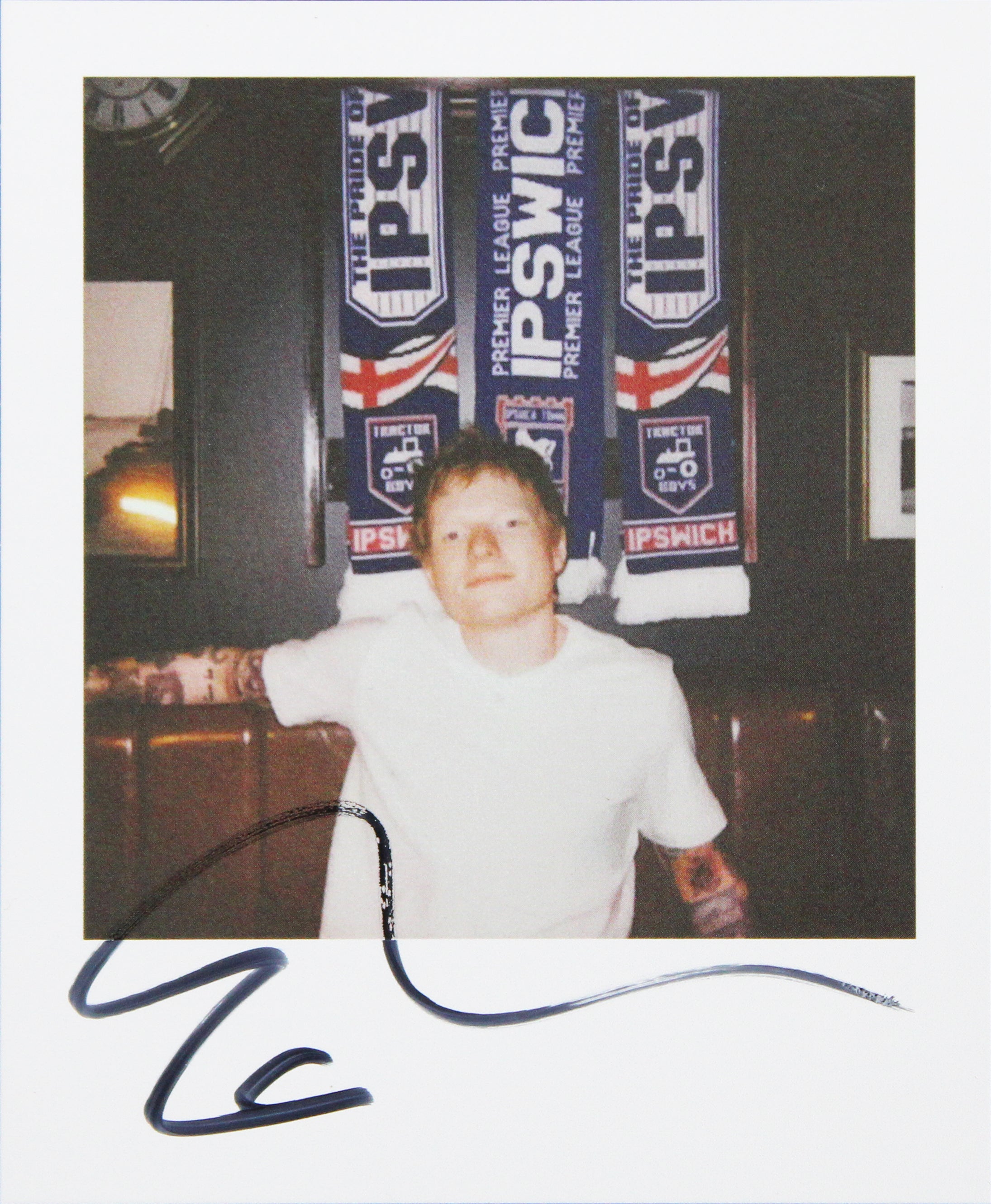 Ed Sheeran Authentic Signed Insert w/ Play Album Cover & Vinyl Autographed BAS