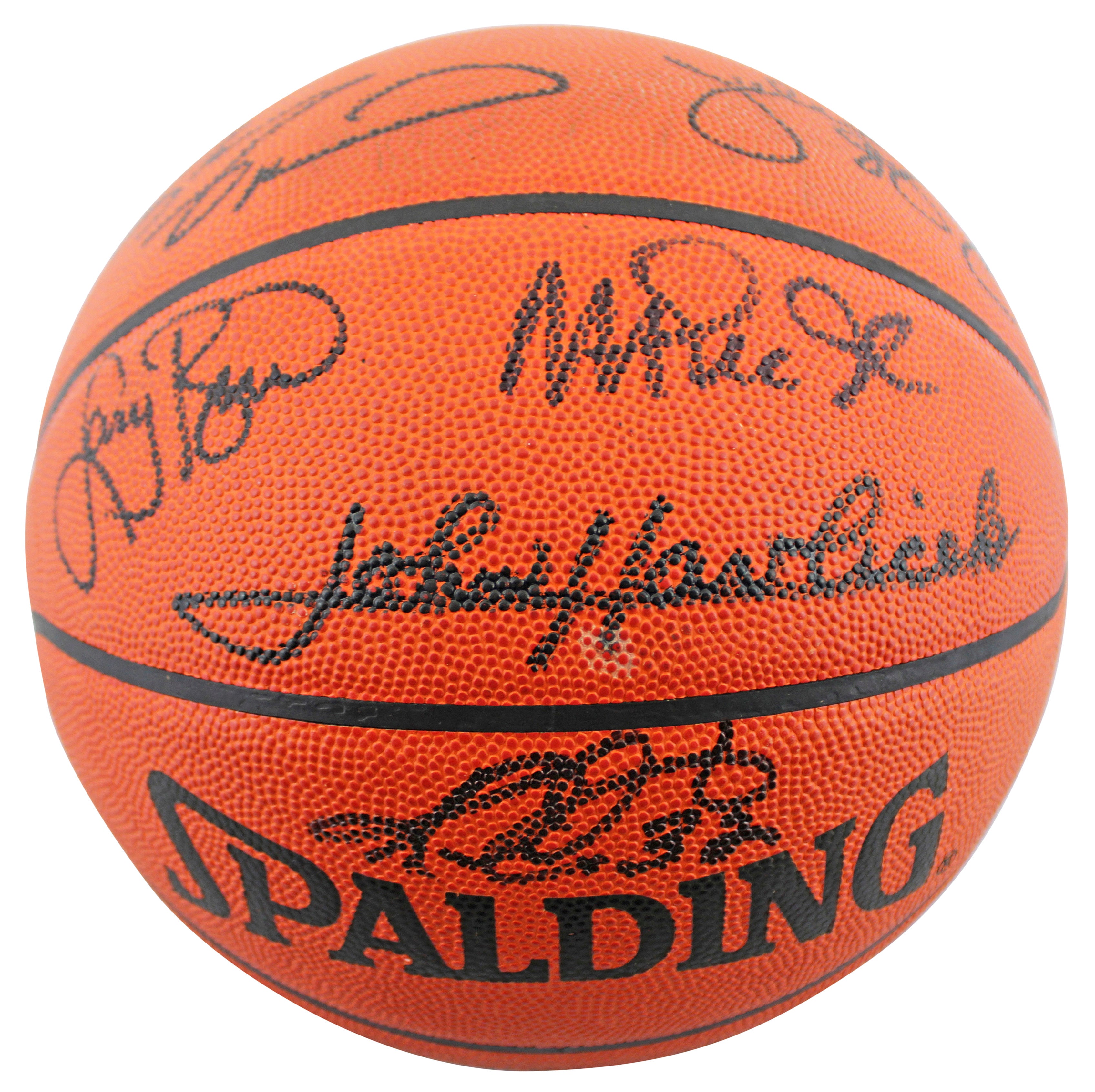 NBA 50 (13) Havelicek, Johnson, Bird, O'Neal Signed Official NBA Basketball BAS