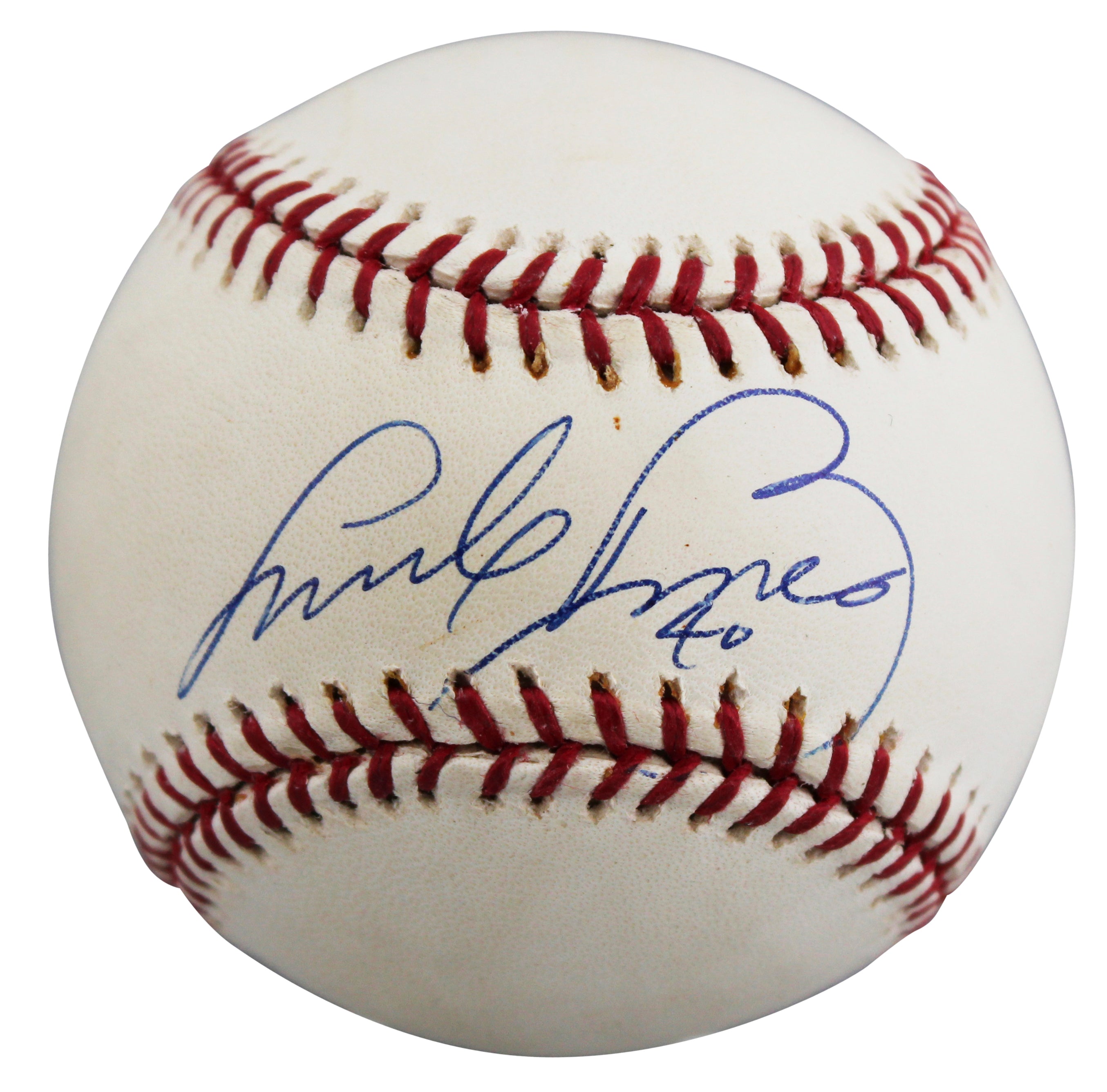 Padres Andy Benes Authentic Signed Allen Selig OML Baseball BAS #BU43452