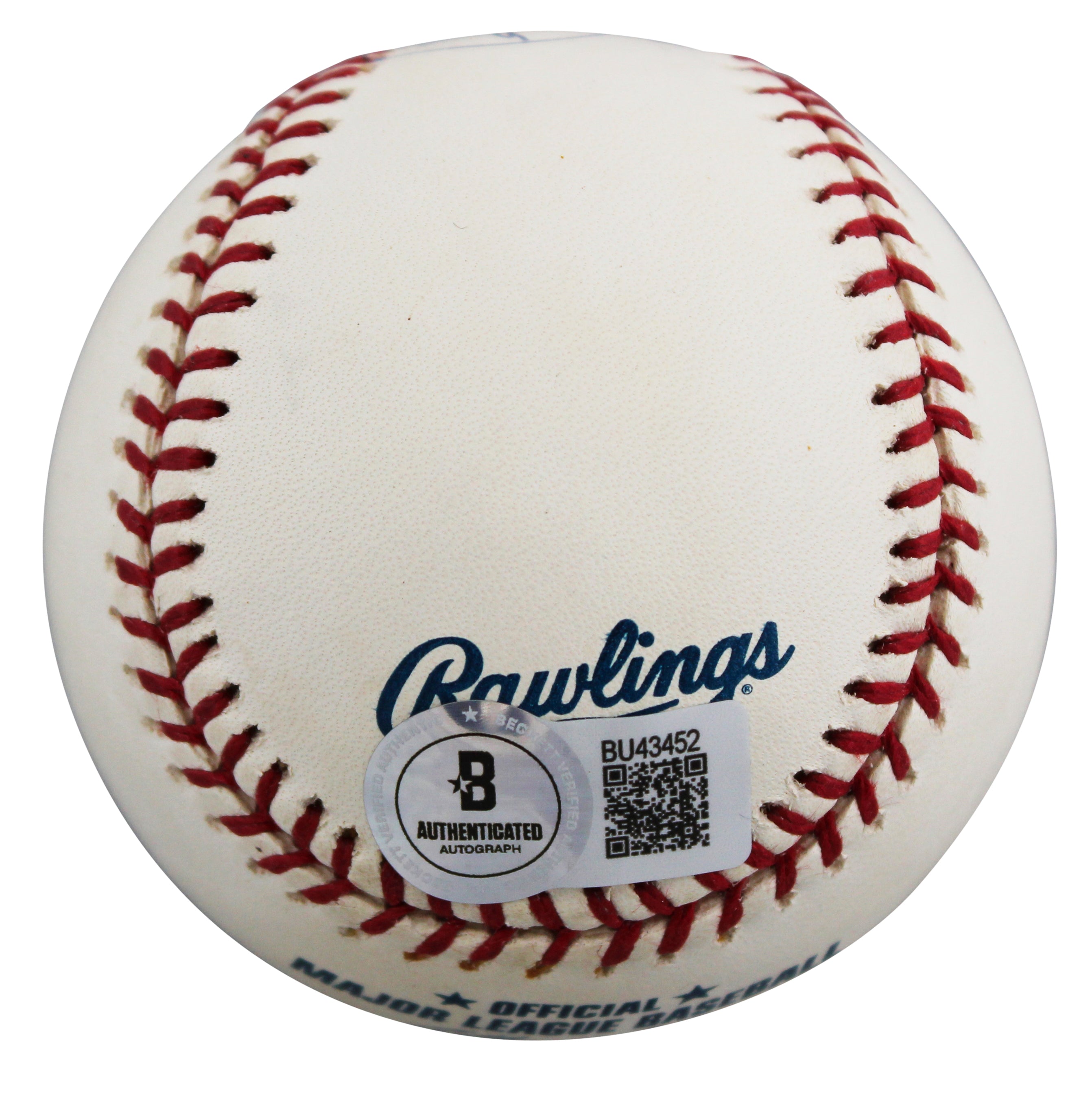 Padres Andy Benes Authentic Signed Allen Selig OML Baseball BAS #BU43452