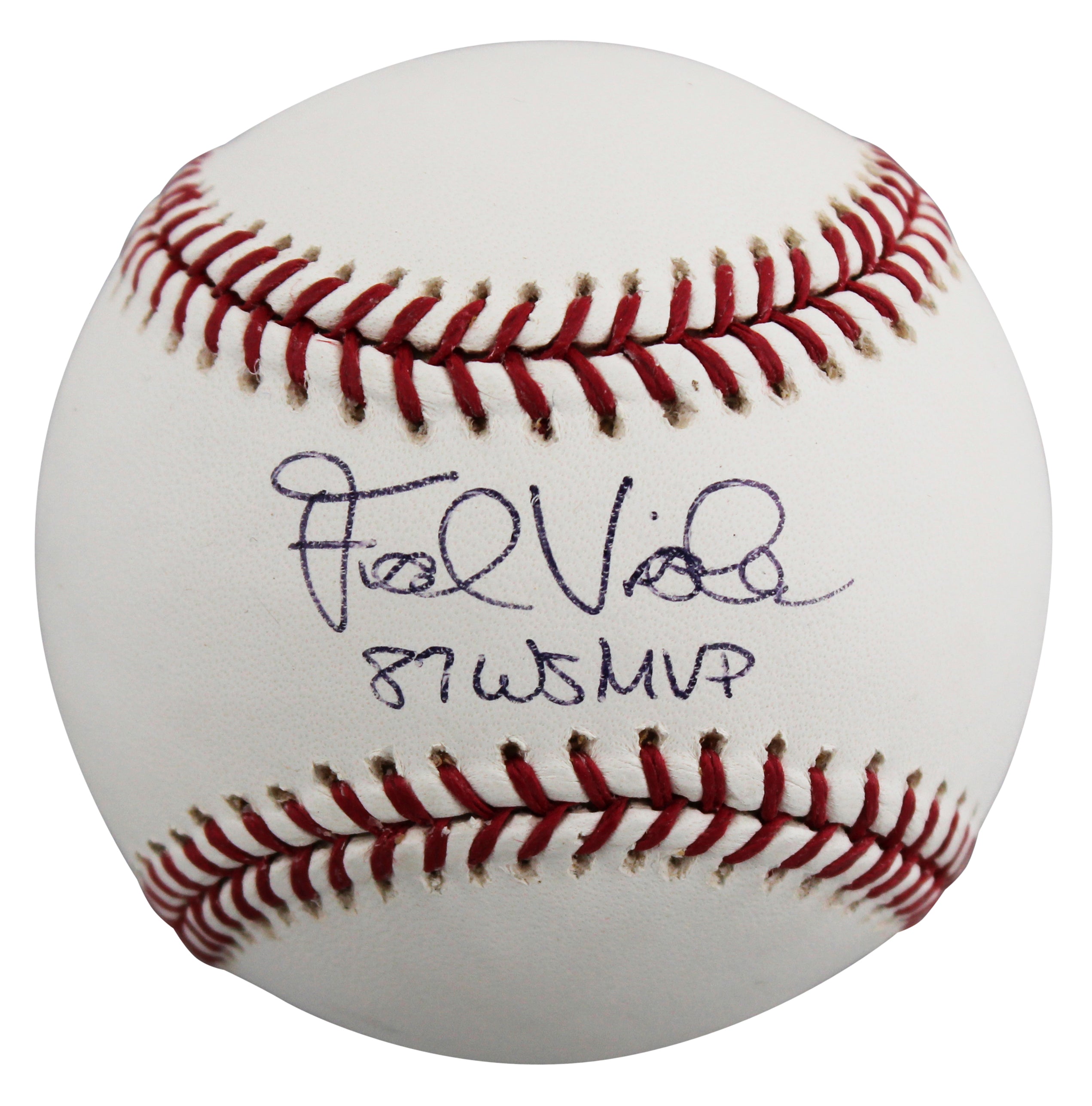 Twins Frank Viola "87 WS MVP" Authentic Signed Selig OML Baseball BAS #BU43438
