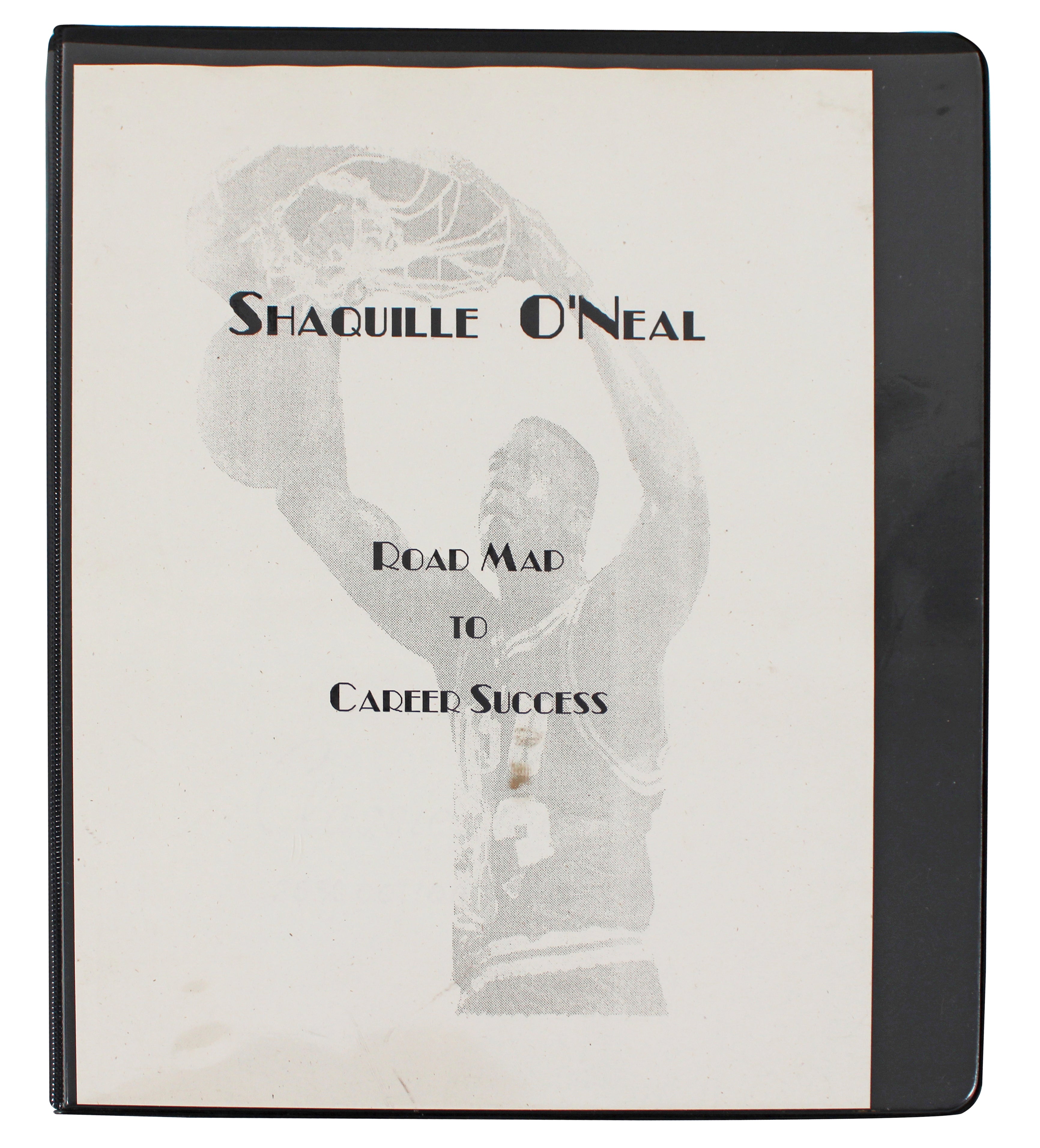 Shaquille O'Neal Authentic 1988 Agency Recruitment Presentation Binder Letter