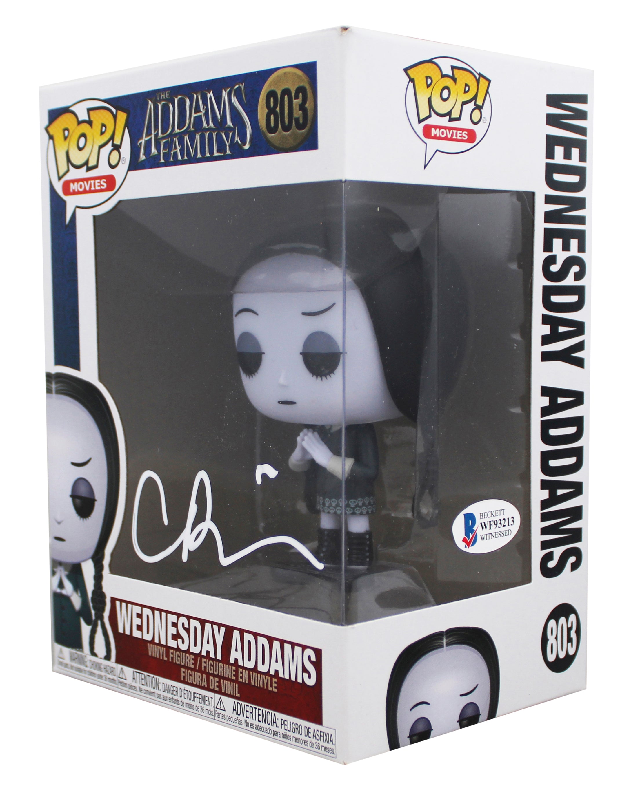 Christina Ricci The Addams Family Signed #803 Funko Pop Figure BAS #WF93213