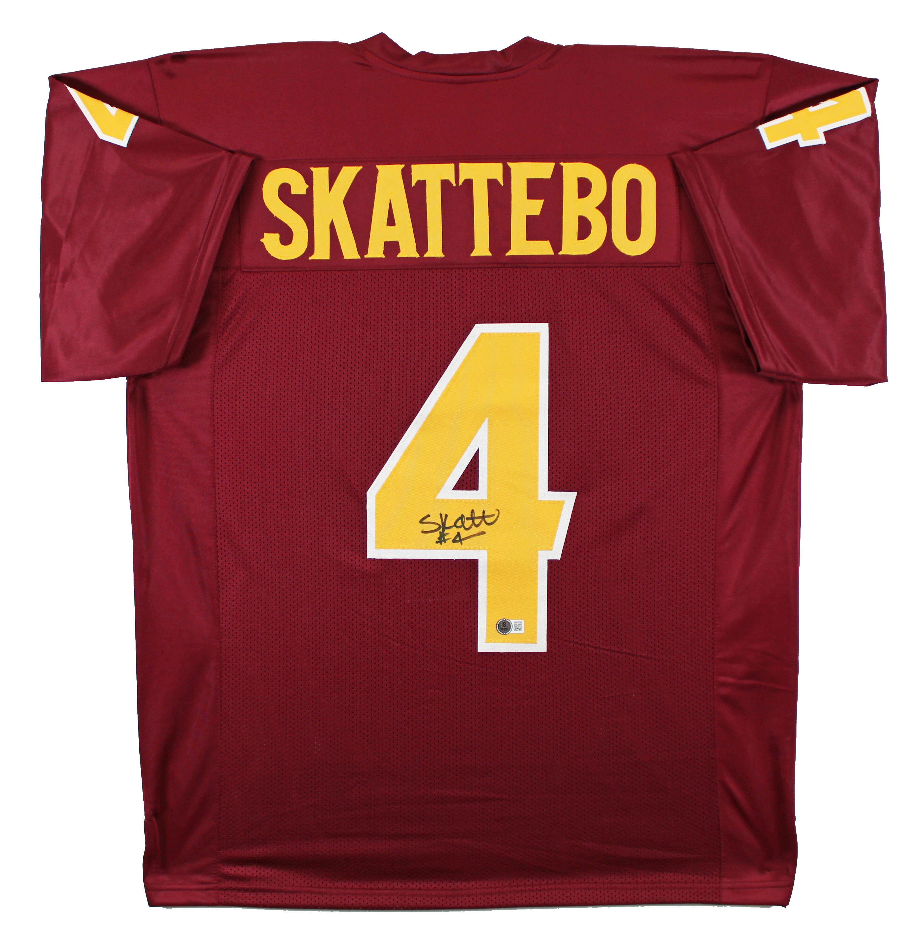 Arizona State Cameron Skattebo Signed Maroon Pro Style Jersey BAS Witnessed