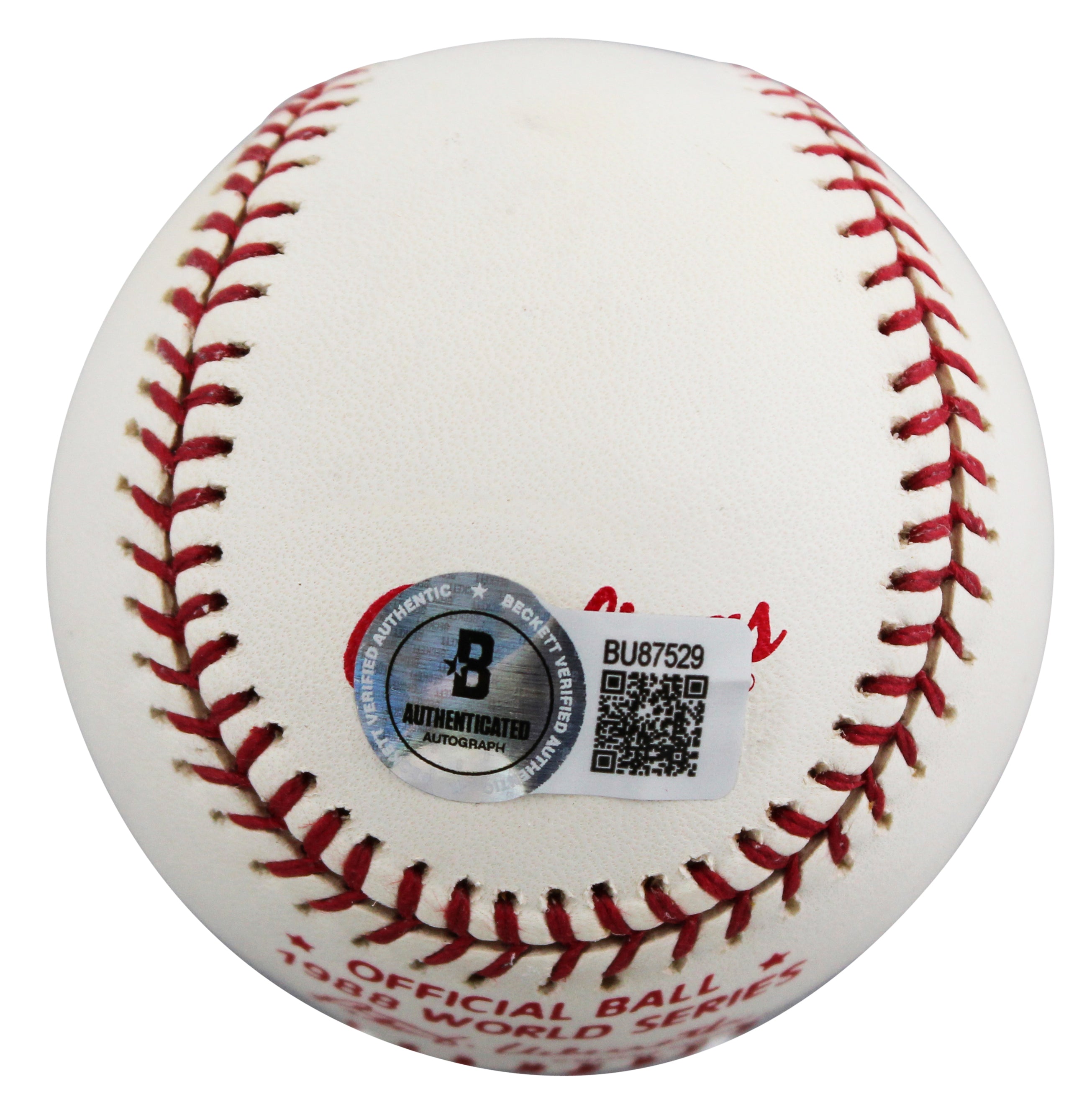 Athletics Jose Canseco Authentic Signed 1988 WS Logo OML Baseball BAS #BU87529