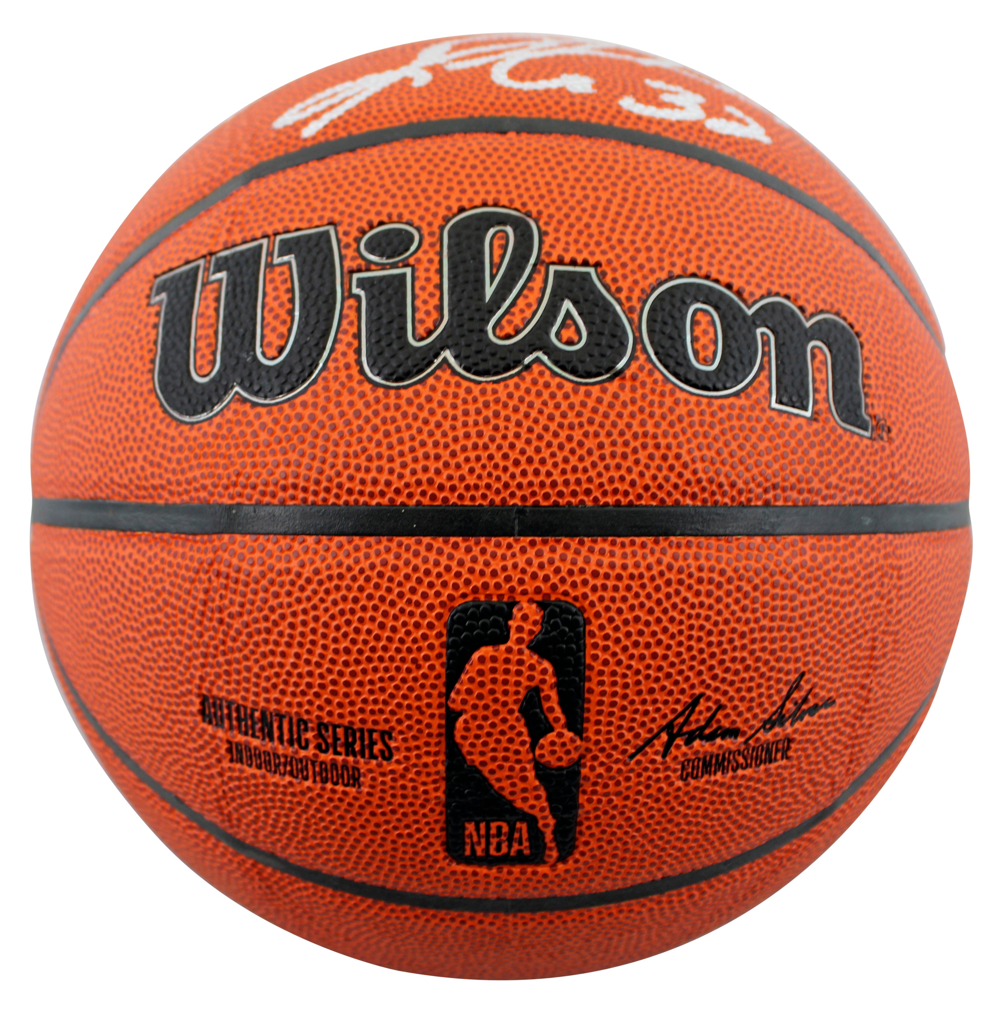 Jazz Karl Malone Authentic Signed Wilson Basketball w/ Case BAS Witnessed