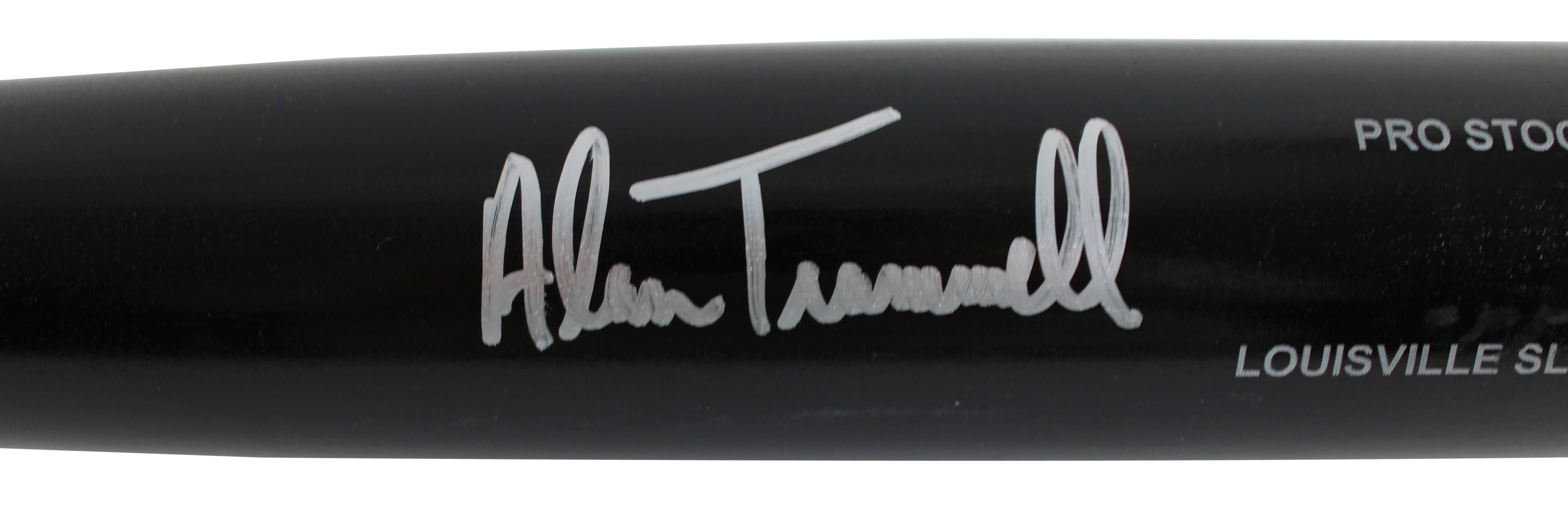 Tigers Alan Trammell Signed Black Rawlings Big Stick Baseball Bat BAS Witnessed