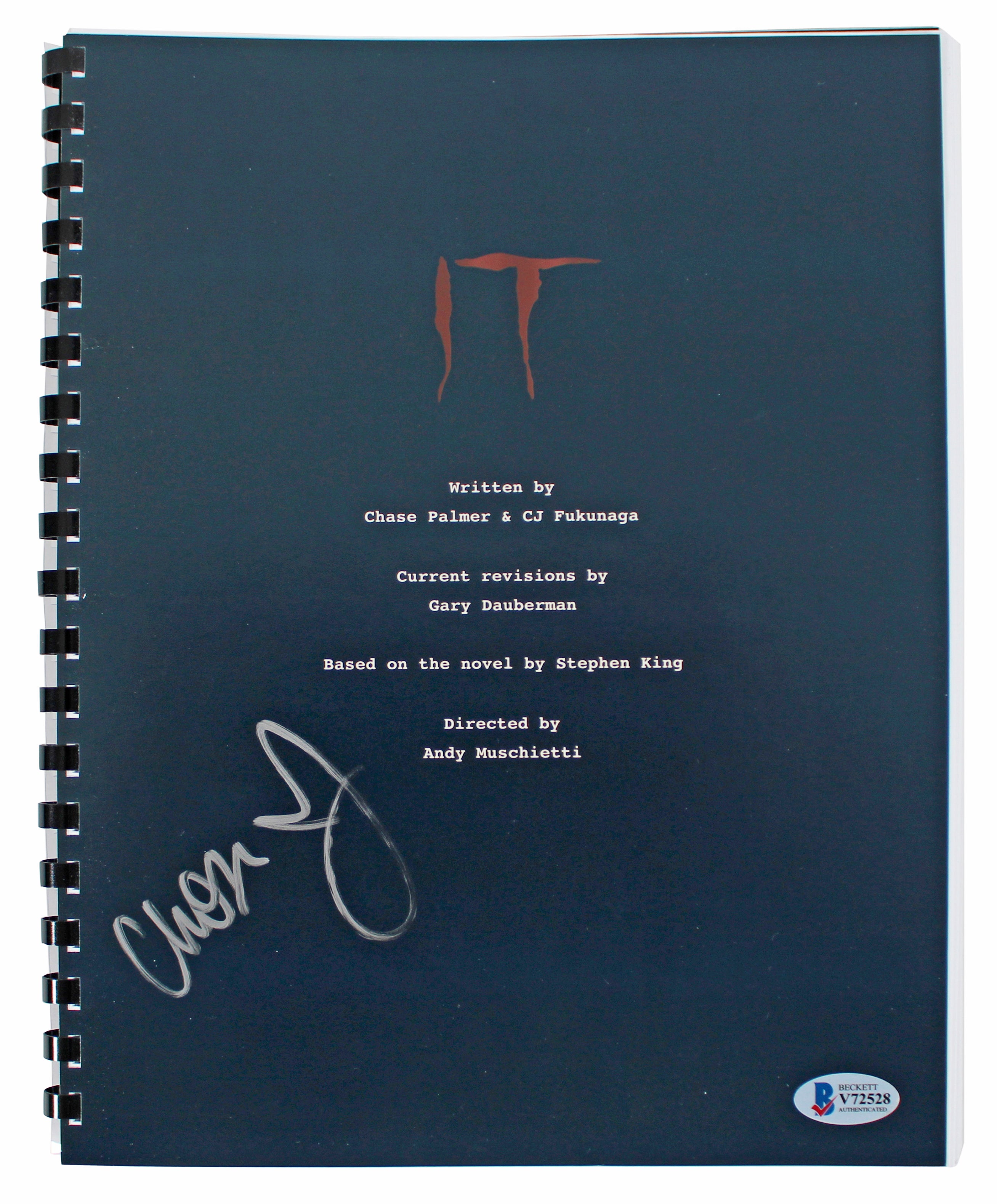 Chosen Jacobs IT Authentic Signed Replica Movie Script Autographed BAS #V72528