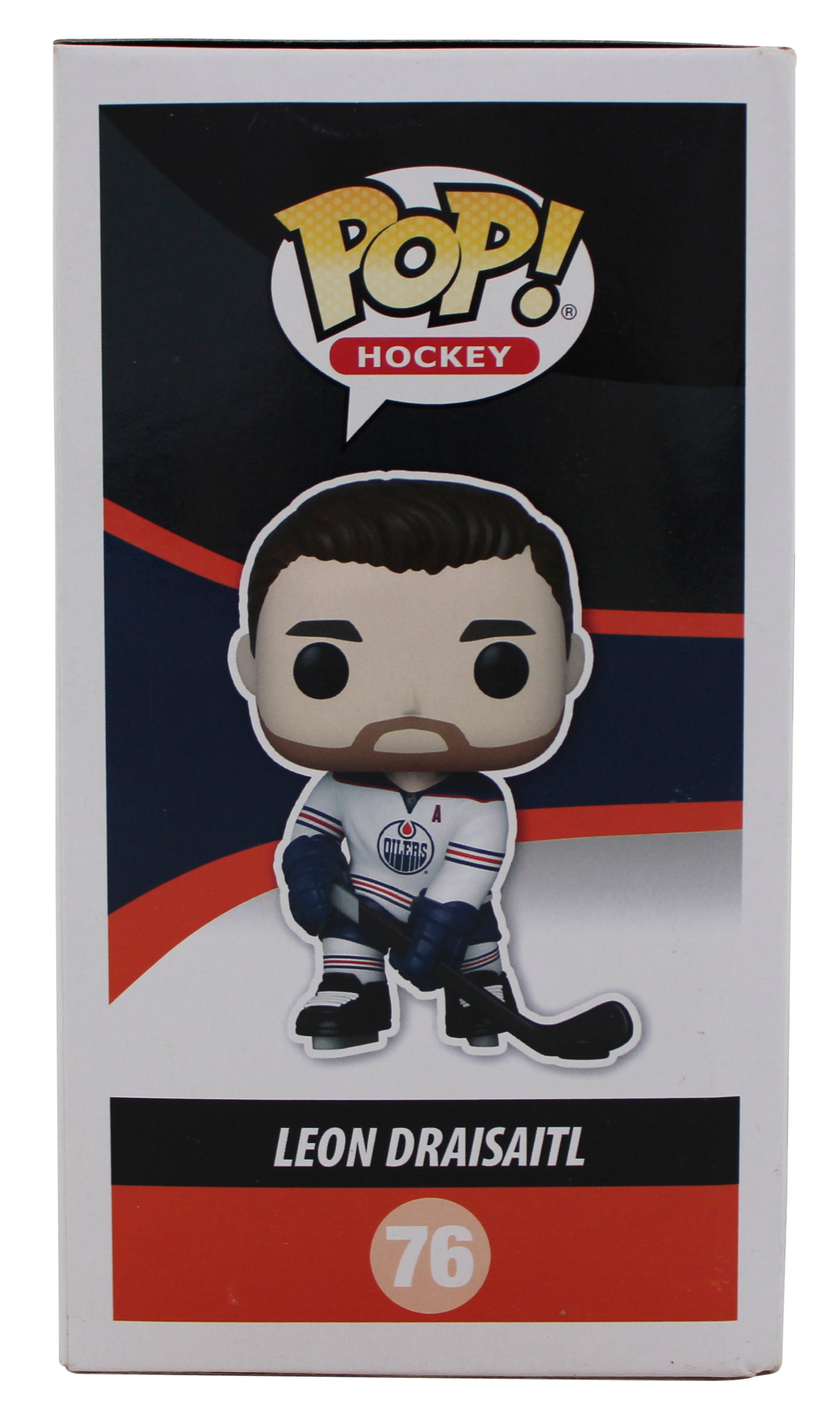 Oilers Leon Draisaitl Authentic Signed #76 Funko Pop Vinyl Figure BAS #BQ96342