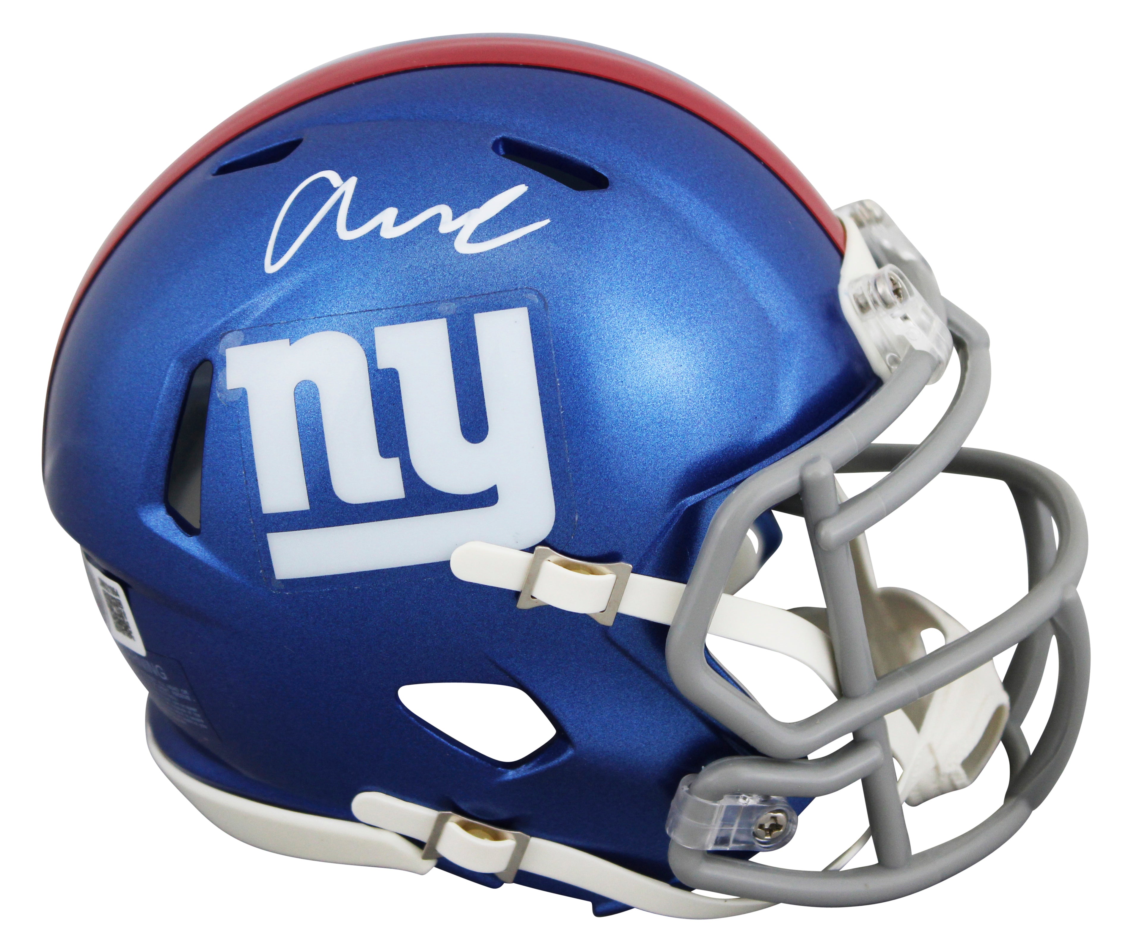 Giants Abdul Carter Authentic Signed Speed Mini Helmet Autographed BAS Witnessed