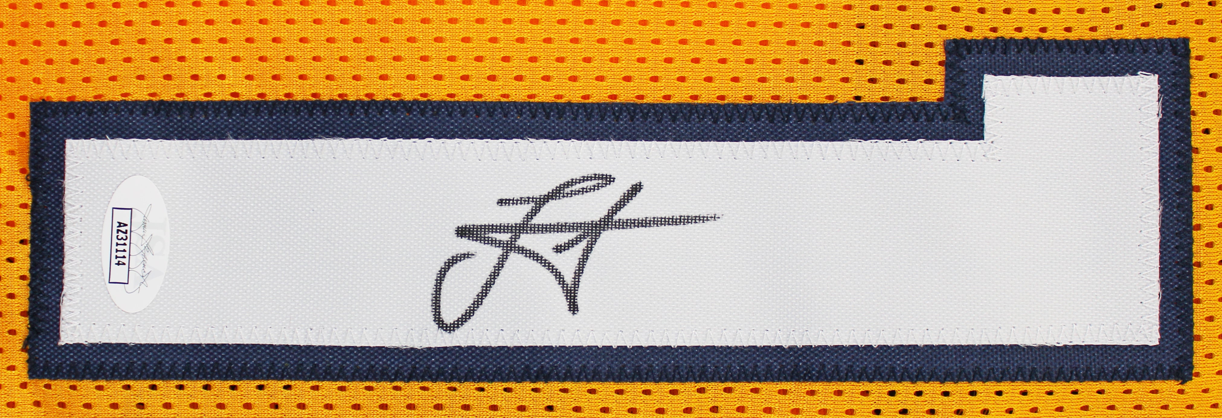 Nikola Jokic Authentic Signed Alternate Yellow Pro Style Jersey BAS Witnessed