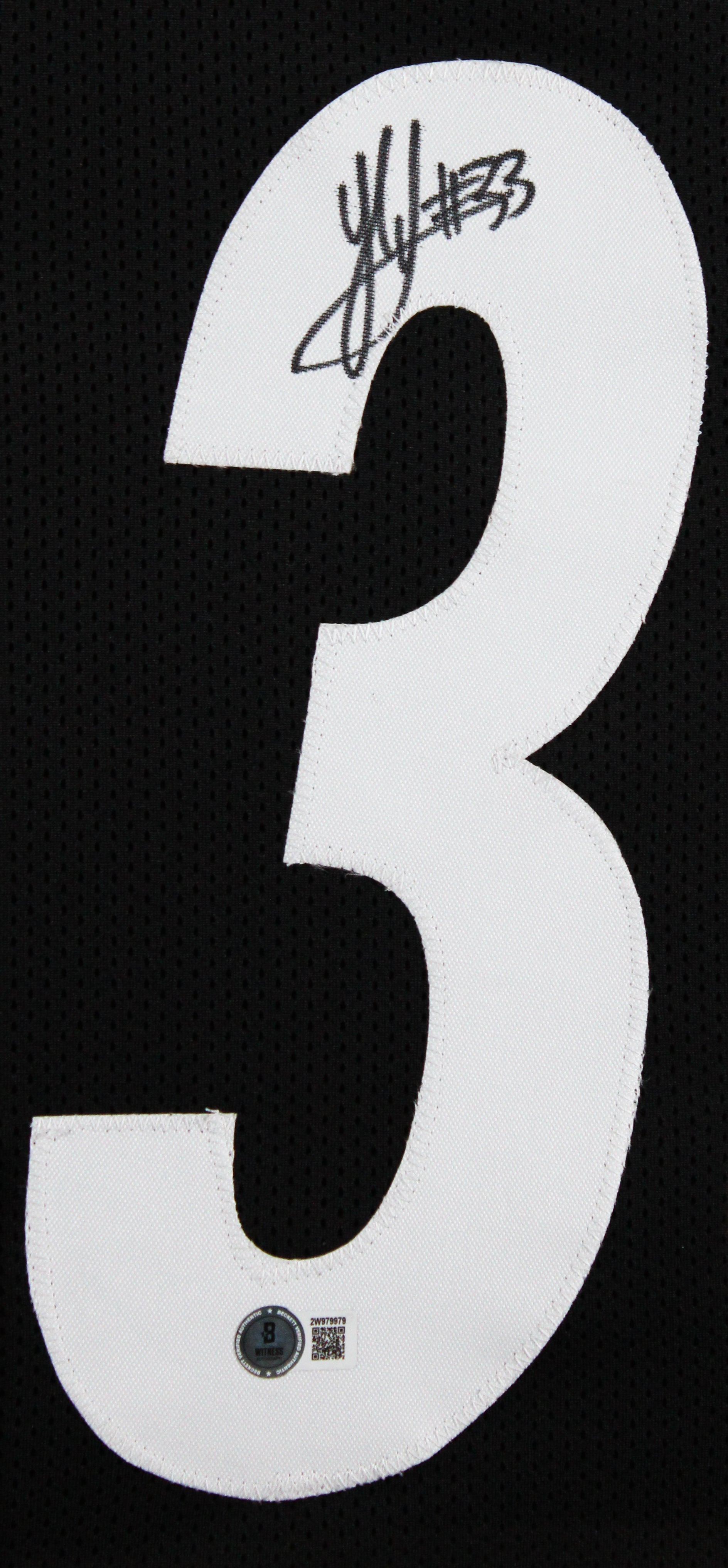 Jack Sawyer Authentic Signed Black Pro Style Framed Jersey BAS Witnessed