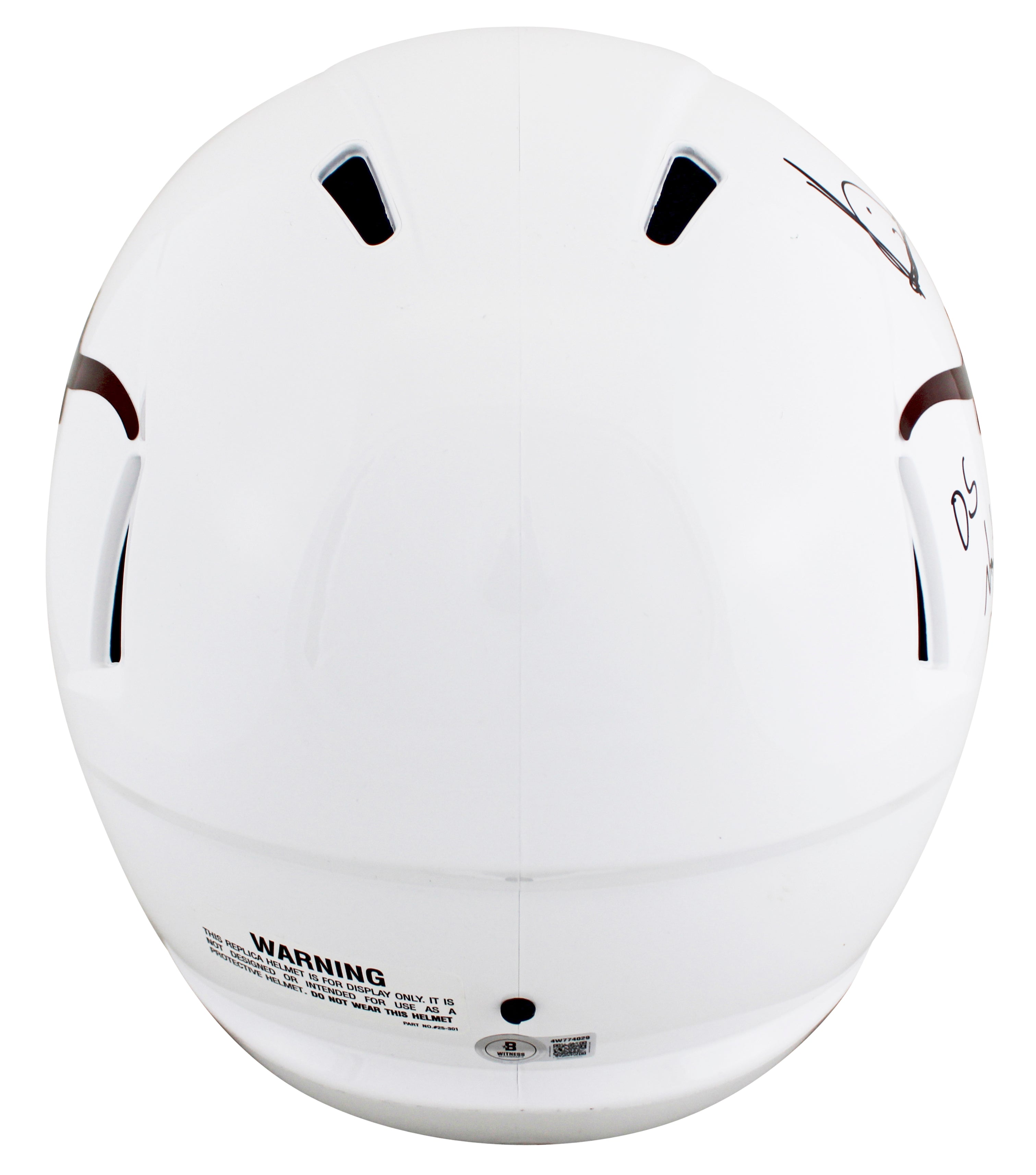 Texas Vince Young "05 Nat'l Champs" Signed F/S Speed Rep Helmet W/ Case BAS W 2