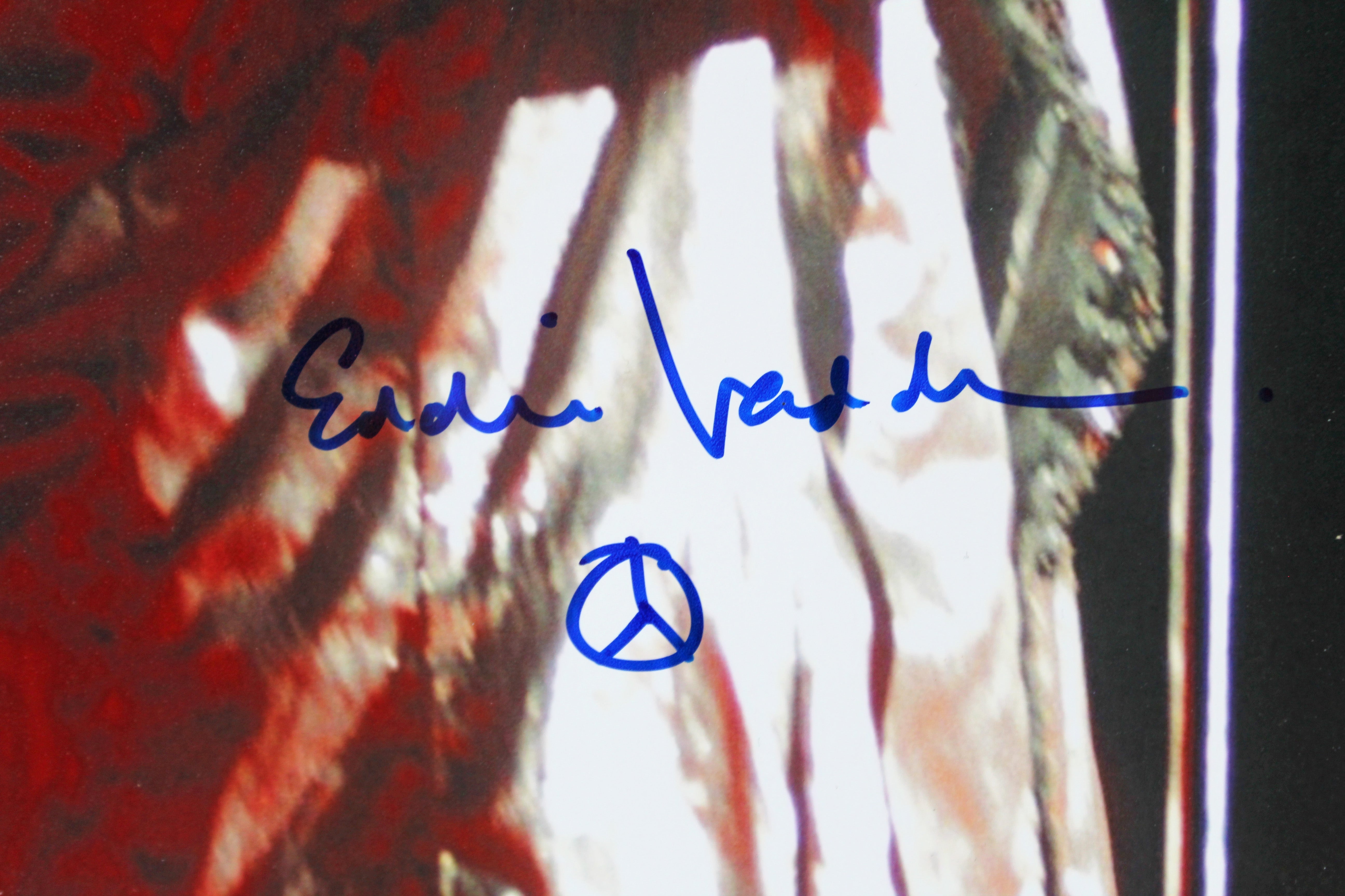 Eddie Vedder Pearl Jam Authentic Signed 11x14 Photo JSA #YY55488