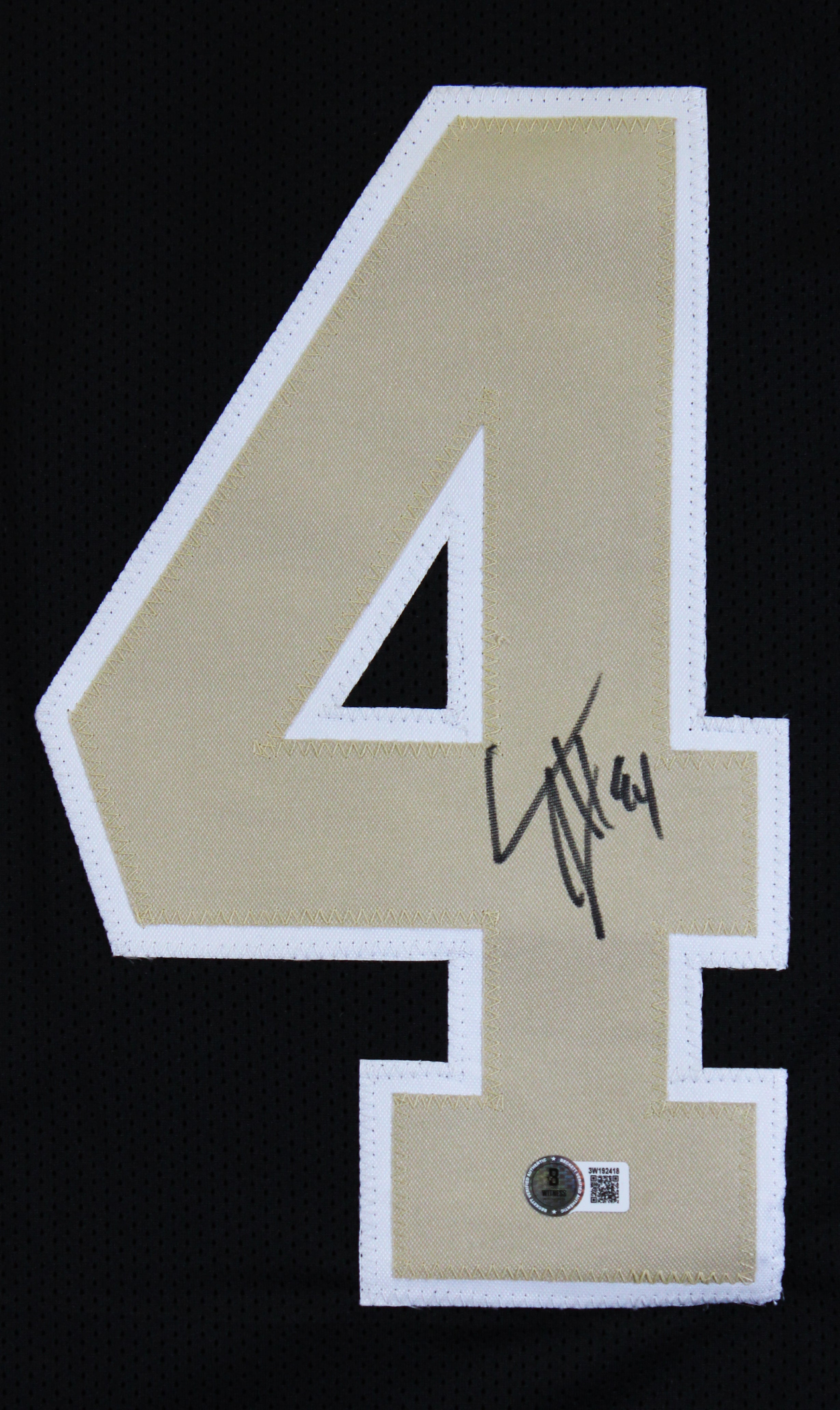 Cameron Jordan Authentic Signed Black Pro Style Jersey Autographed BAS Witnessed