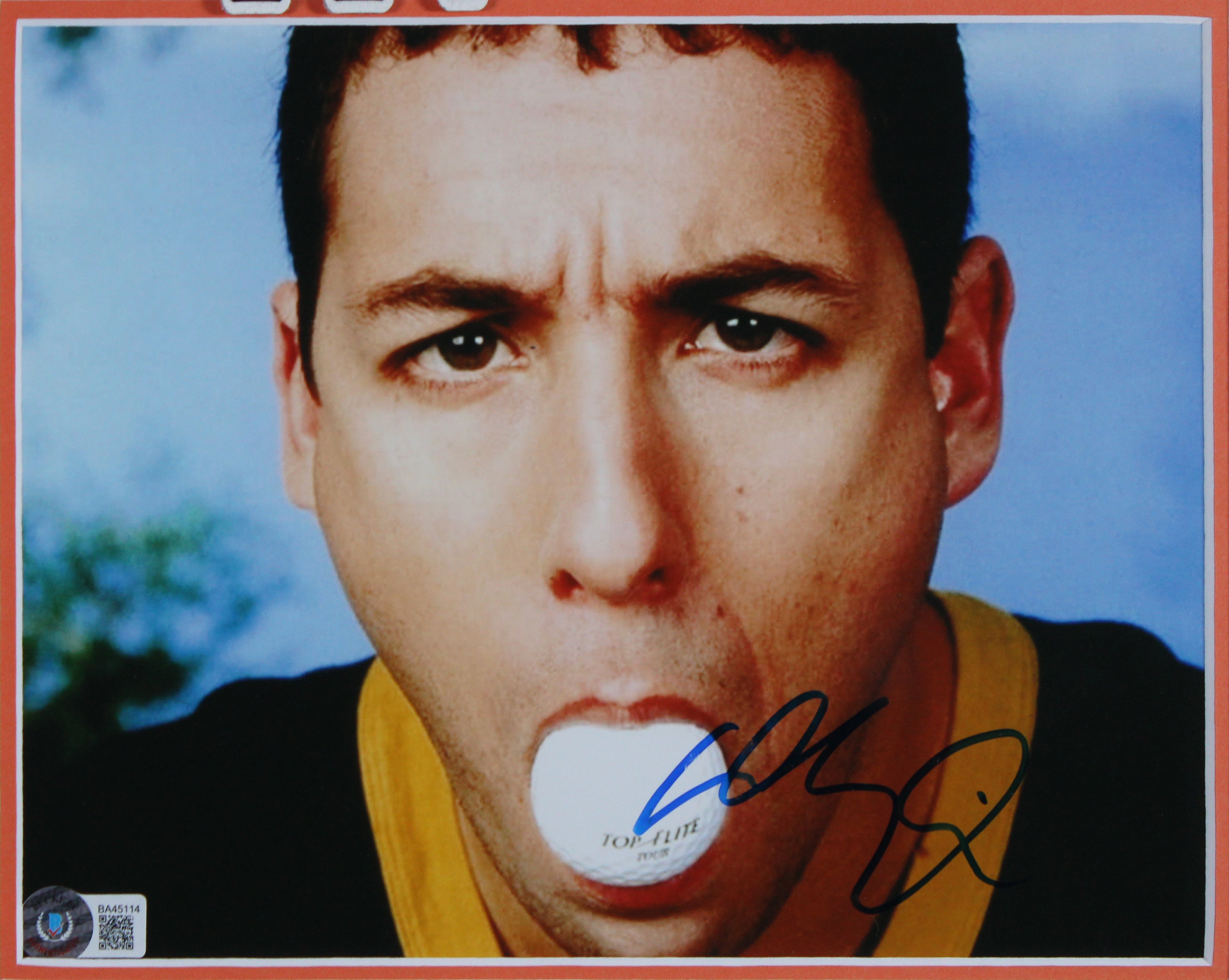 Adam Sandler & Christopher McDonald Happy Gilmore Signed Framed Display BAS
