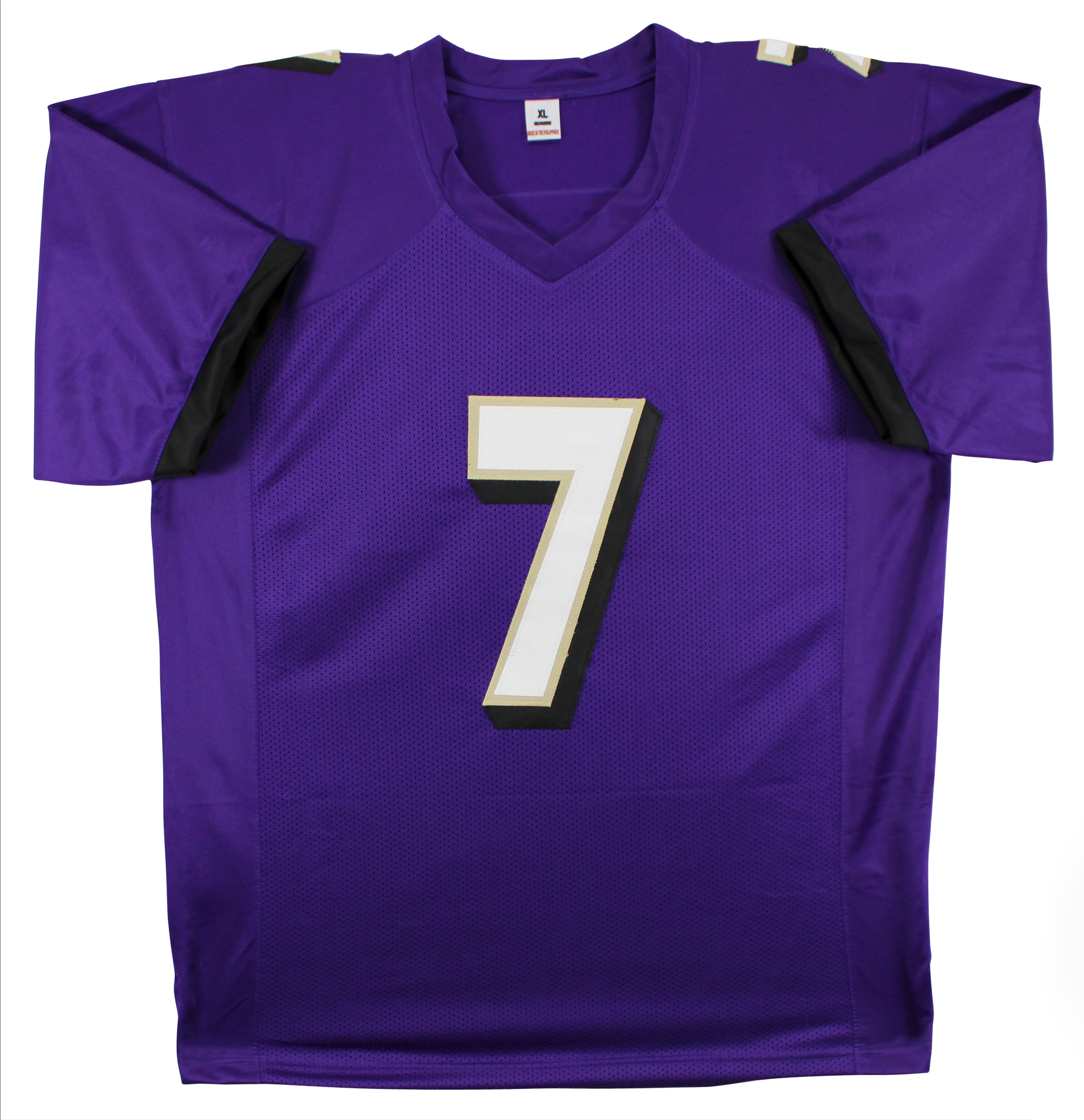 Rashod Bateman Authentic Signed Purple Pro Style Jersey BAS Witnessed