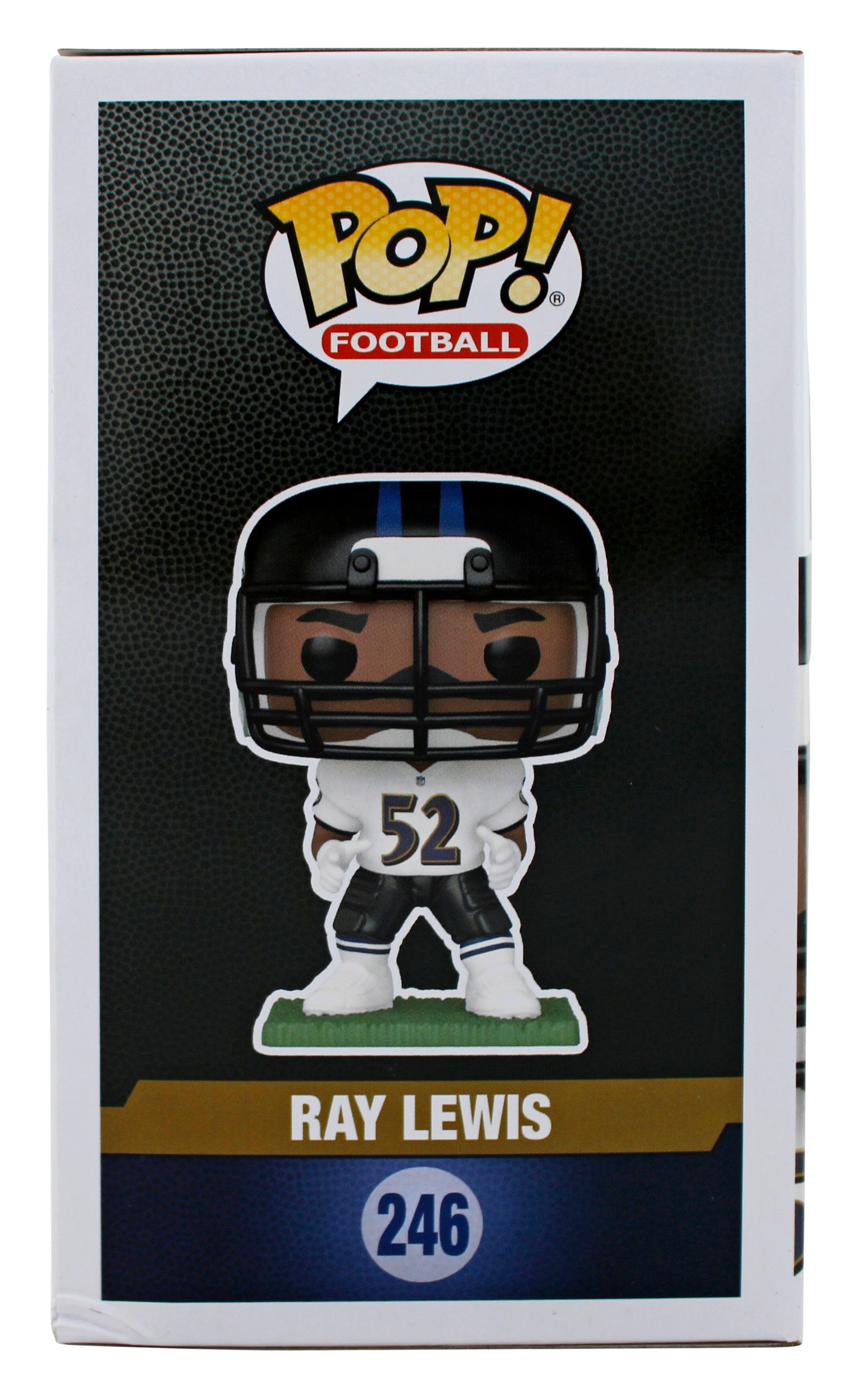 ** HOLIDAY DOORBUSTER ** Ravens Ray Lewis Authentic Signed #246 Funko Pop Vinyl Figure BAS Witnessed