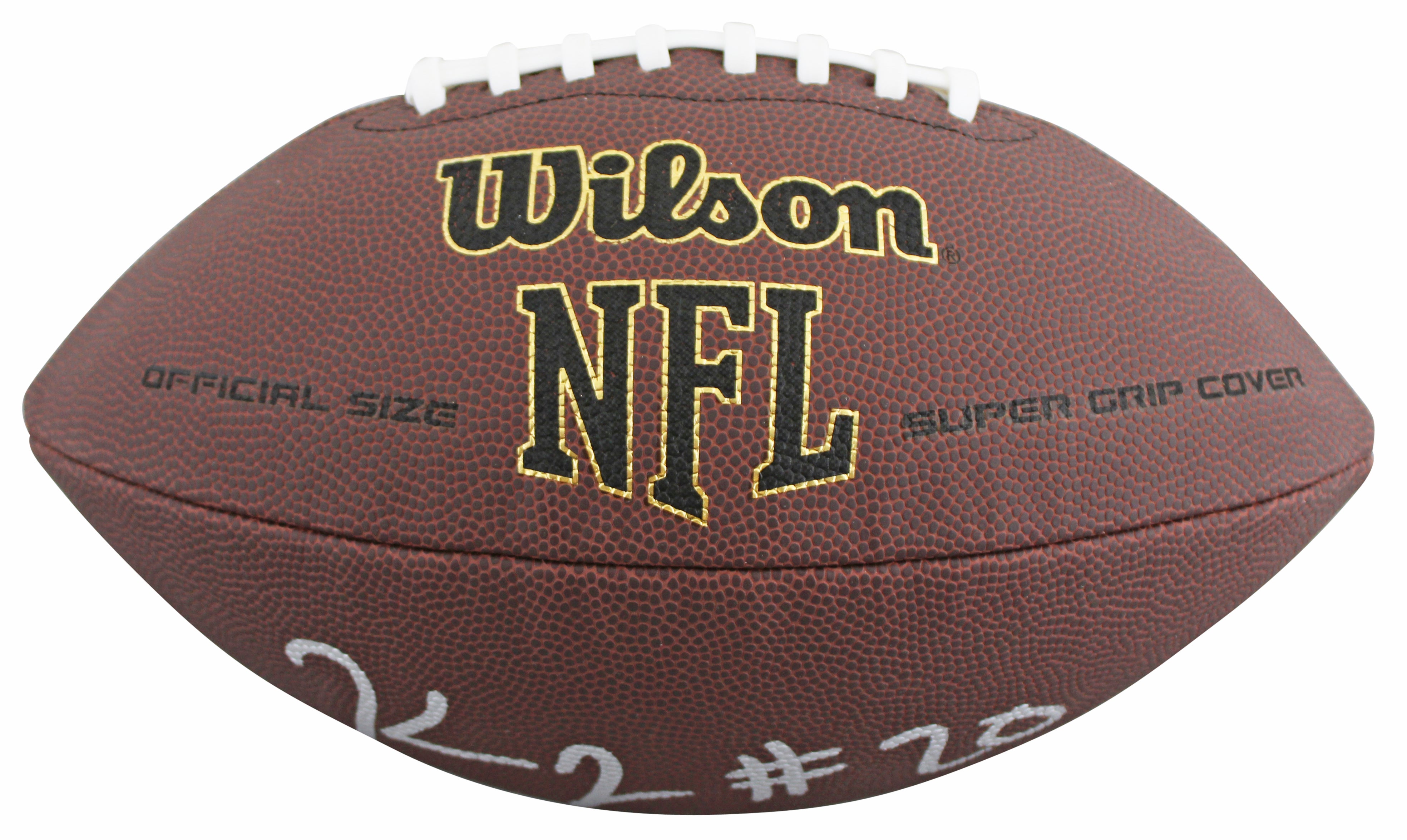 Steelers Kaleb Johnson Authentic Signed Wilson Super Grip Football BAS Witnessed