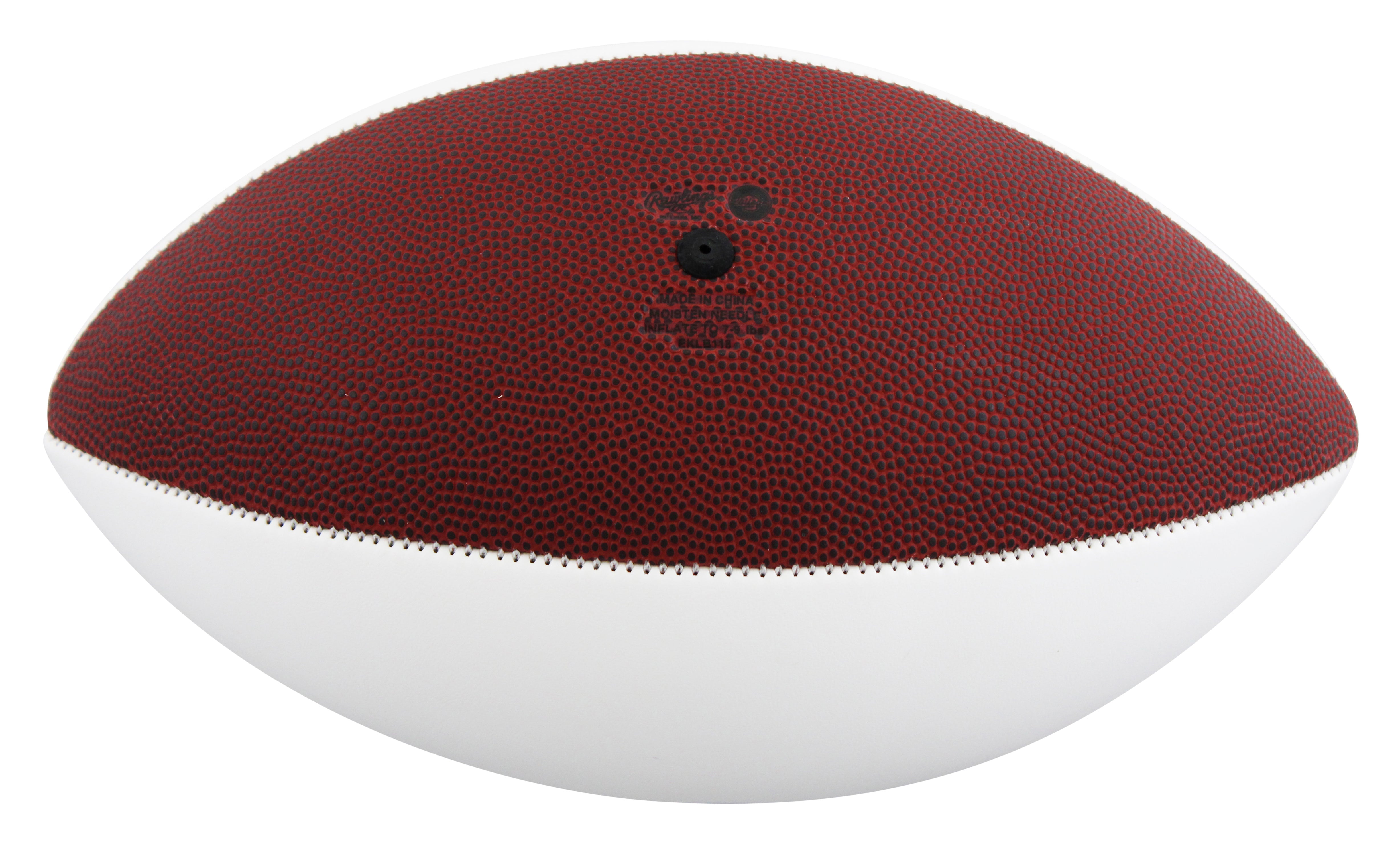 Miami Ray Lewis Authentic Signed Rawlings White Panel Logo Football BAS Witness