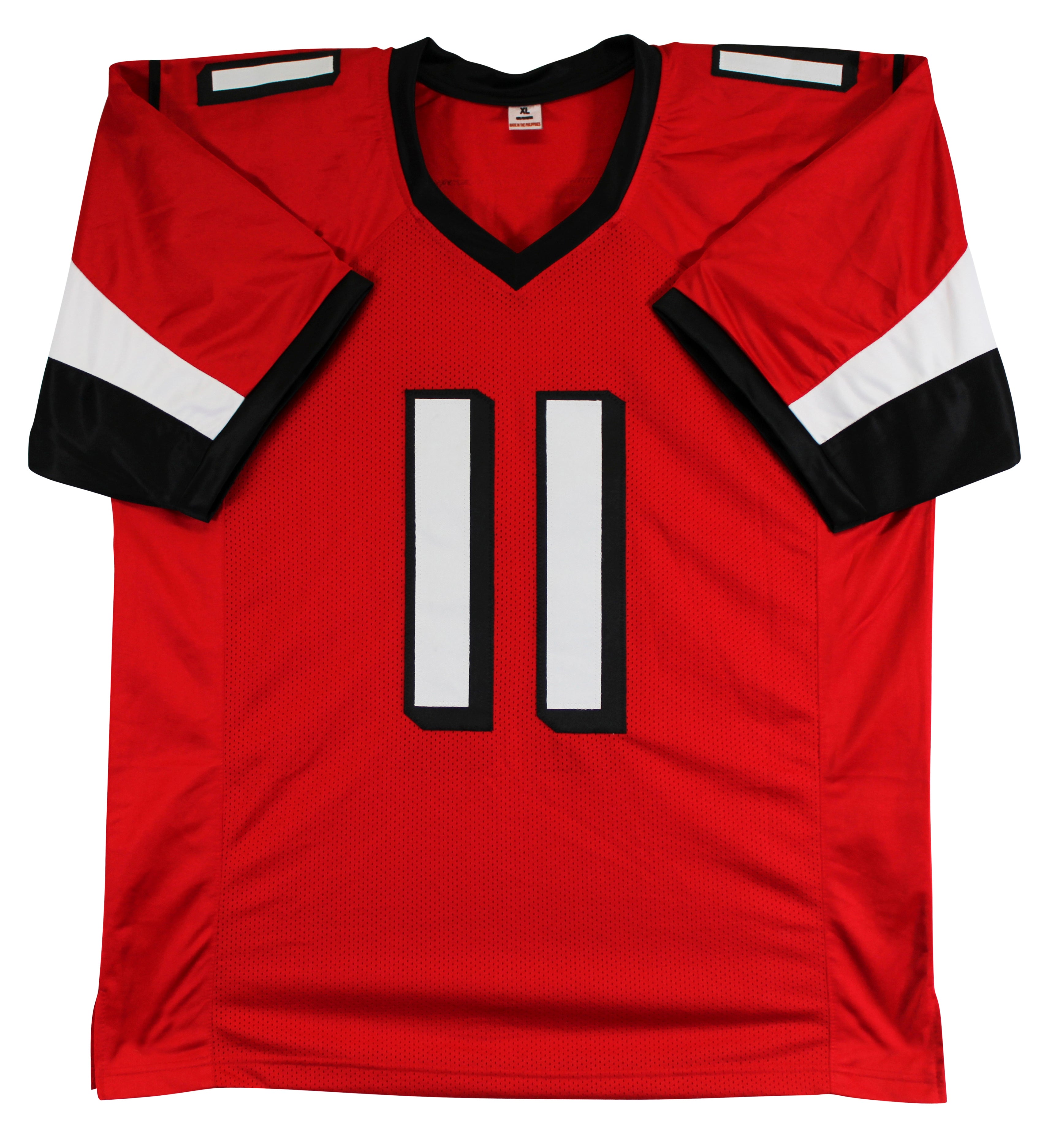 Julio Jones Authentic Signed Red Pro Style Jersey Autographed BAS Witnessed