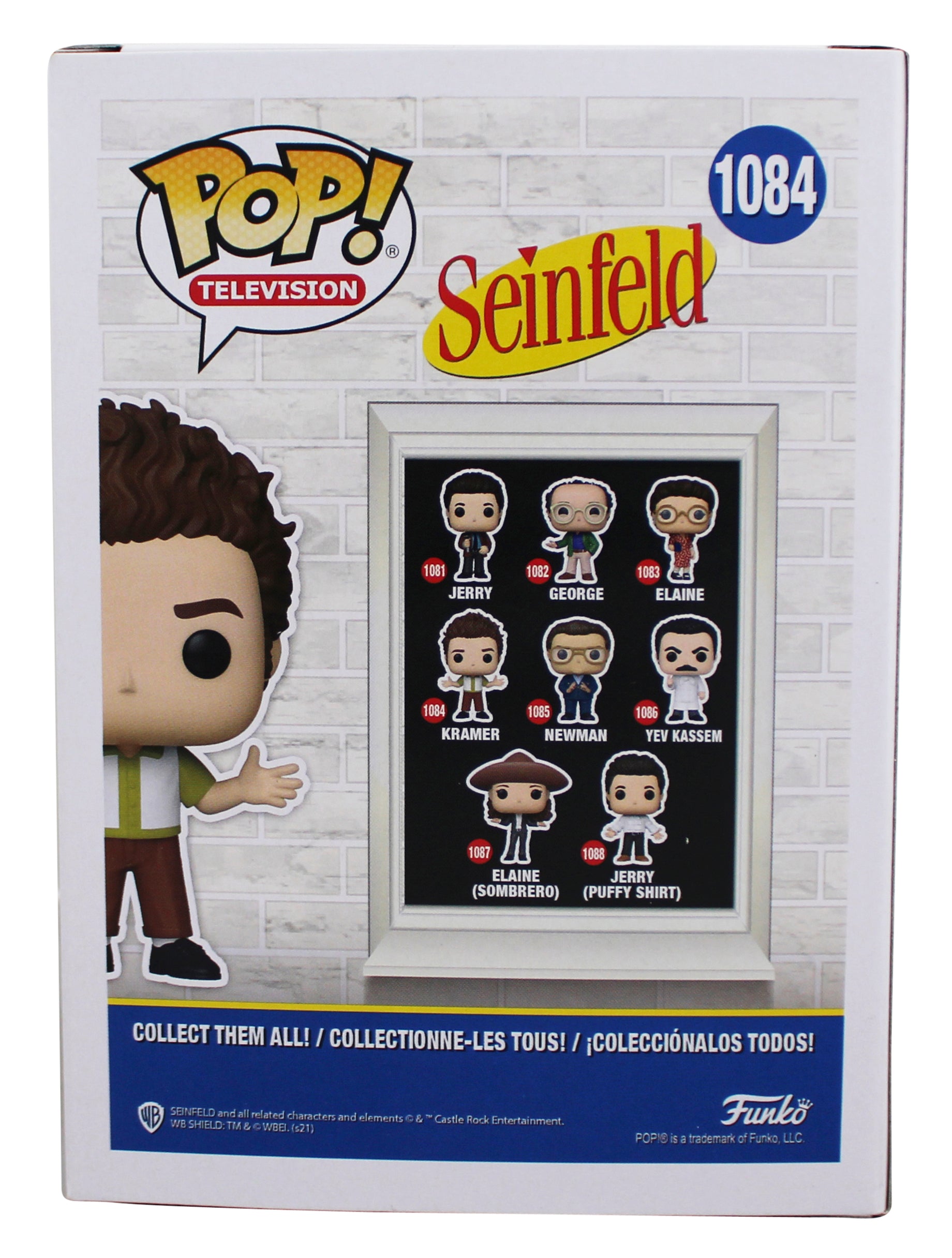 Michael Richards Signed Kramer #1084 Funko Pop Vinyl Figure BAS #AE64743