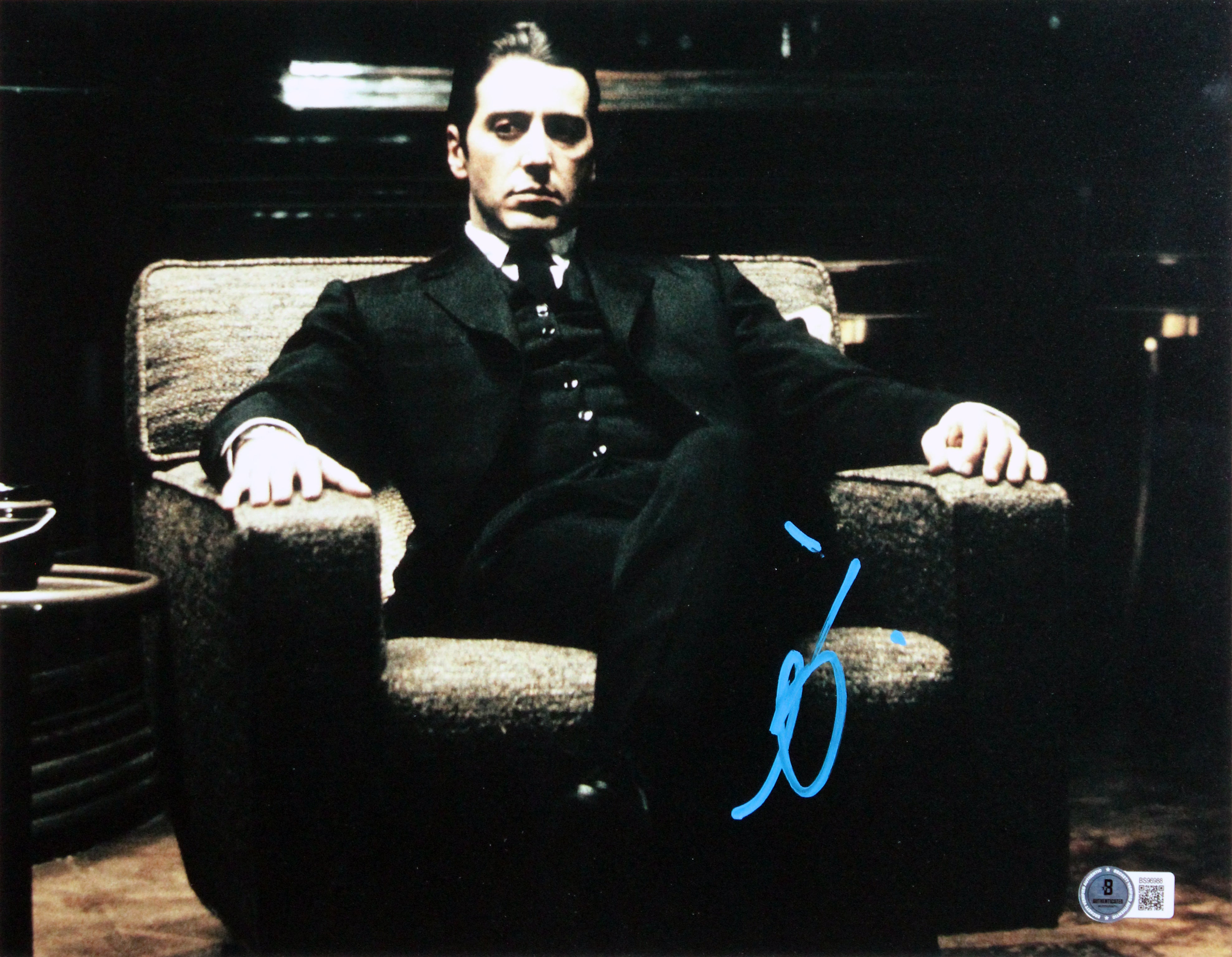 Al Pacino The Godfather Authentic Signed 11x14 Photo Autographed BAS #BS96988