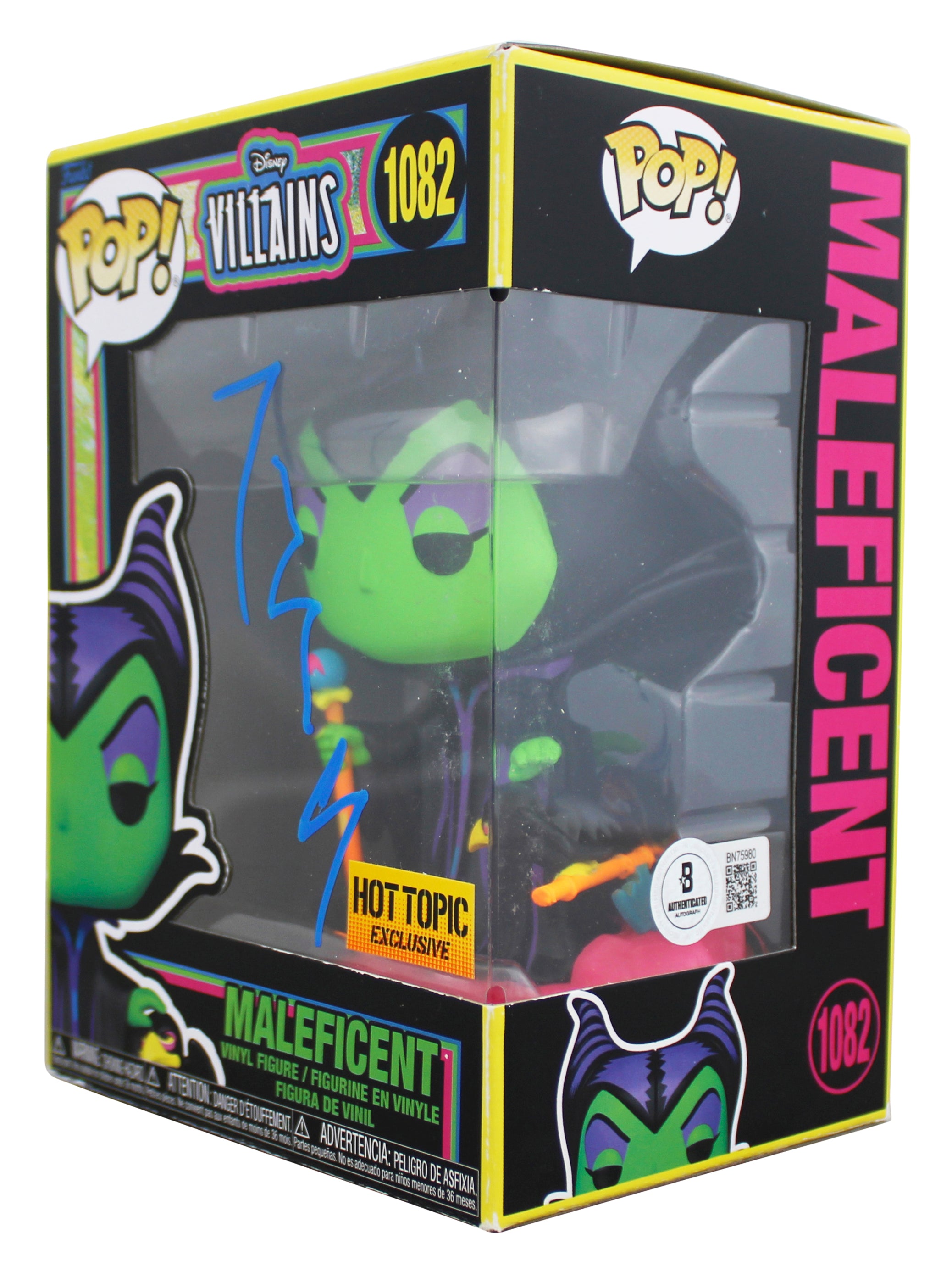 Angelina Jolie Signed Maleficent #1082 Funko Pop Vinyl Figure BAS #BN75980