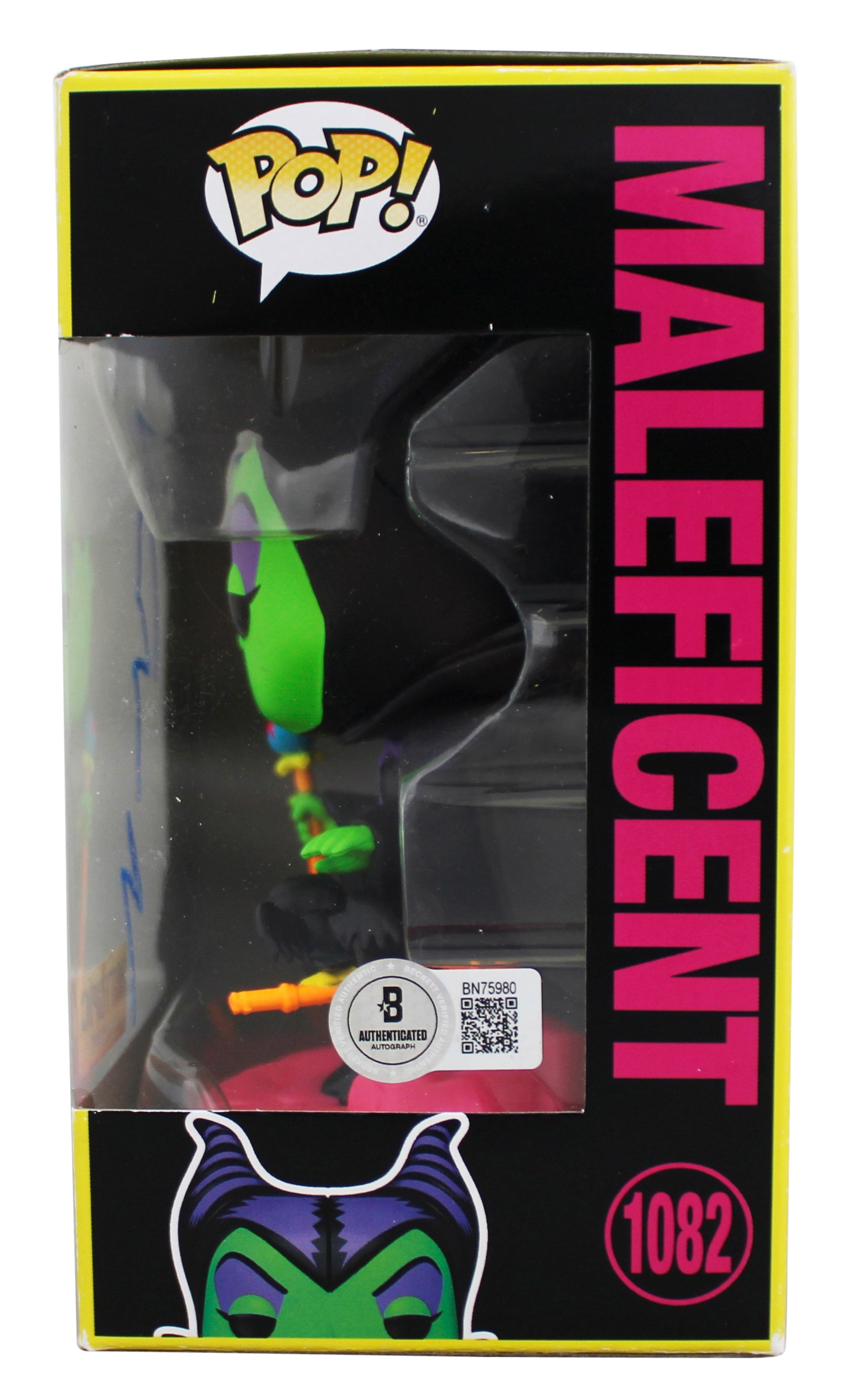 Angelina Jolie Signed Maleficent #1082 Funko Pop Vinyl Figure BAS #BN75980