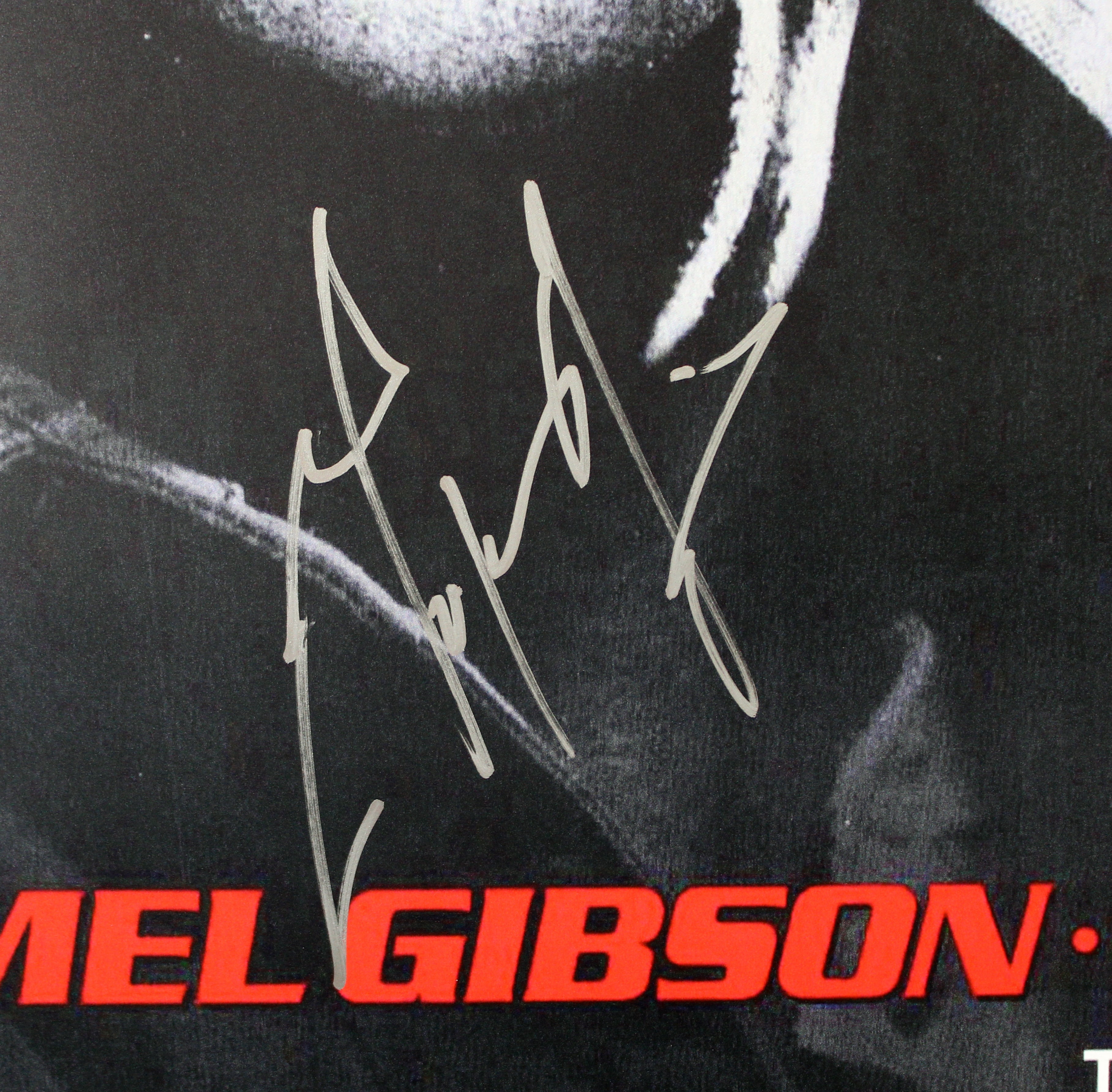 Mel Gibson Lethal Weapon Authentic Signed 27x40 Poster Autographed BAS