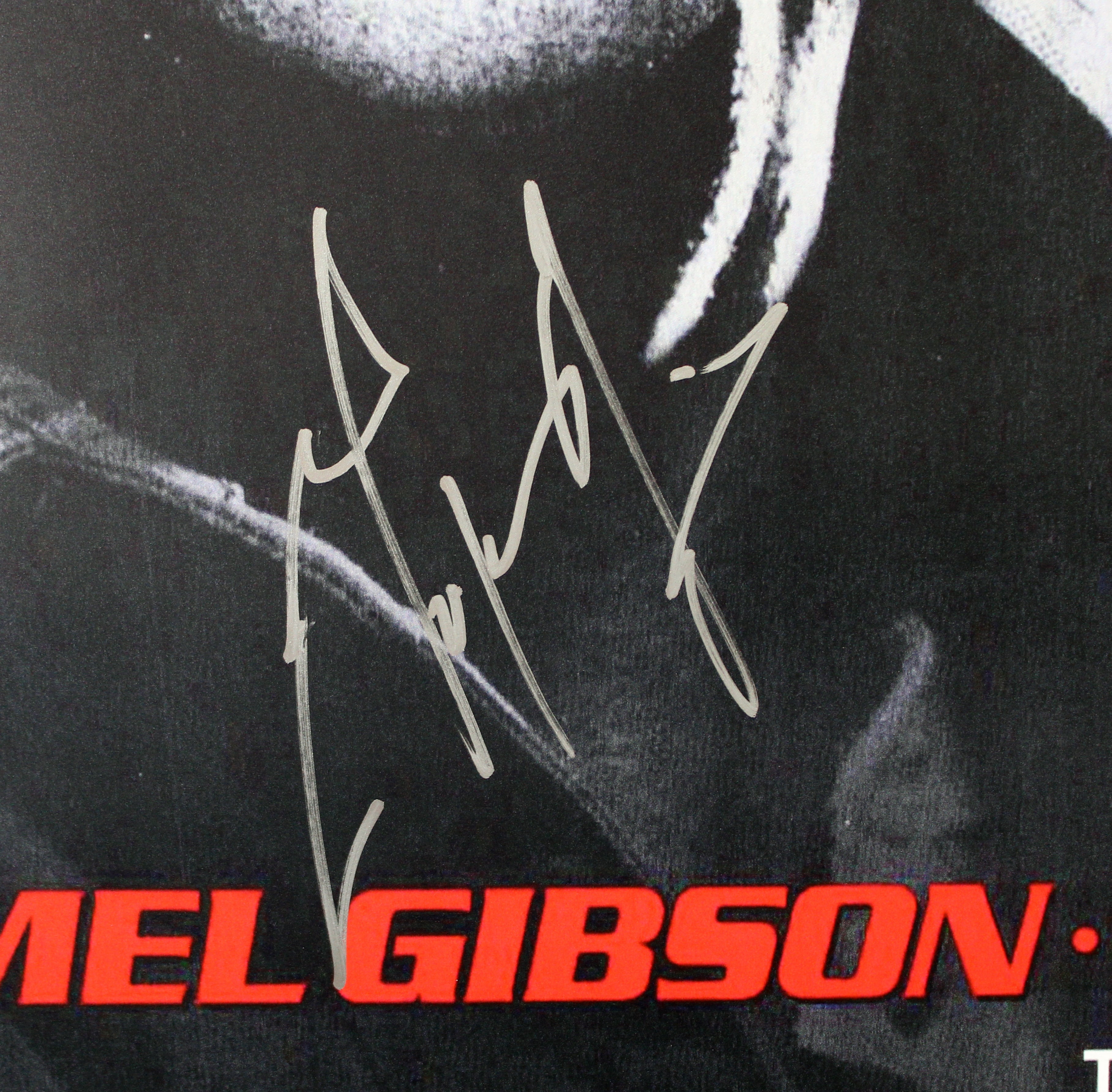 Mel Gibson Lethal Weapon Authentic Signed & Framed 27x40 Poster Autographed BAS