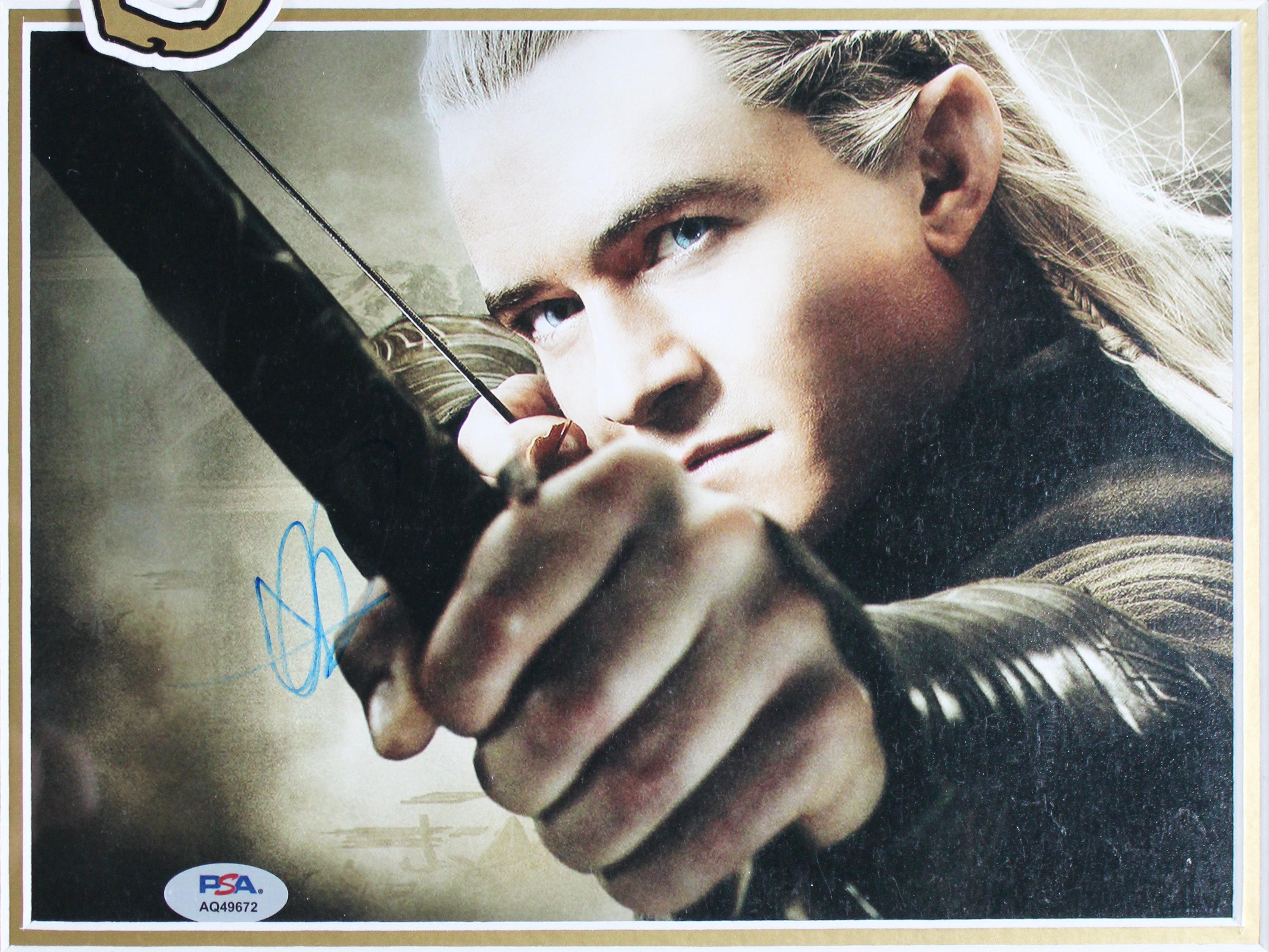 LOTR (5) Wood, Astin, Mortensen, Rhys-Davies & Bloom Signed Framed Display BAS