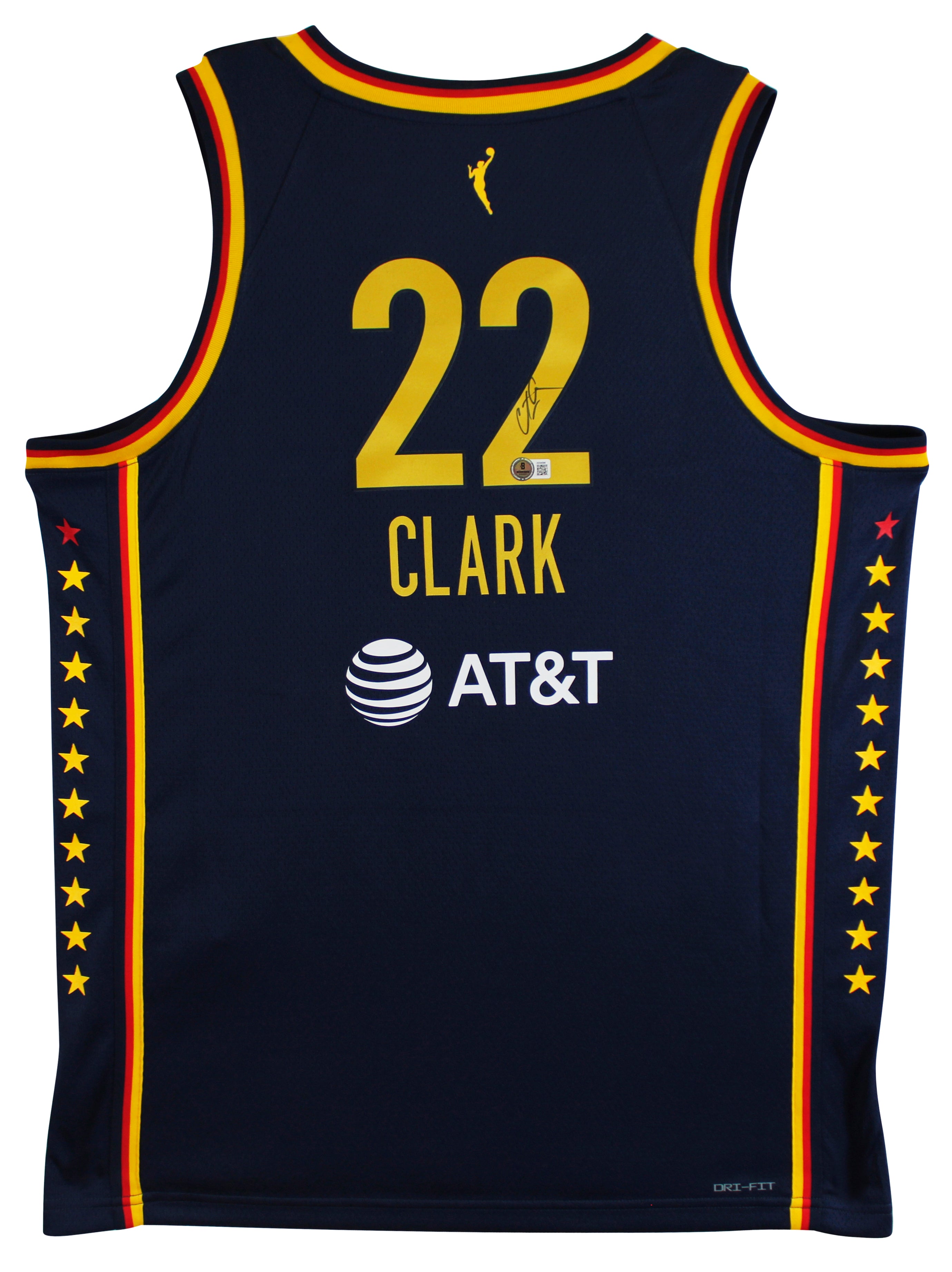 Fever Caitlin Clark Signed Navy Blue Nike Explorer Edition Jersey BAS #AE64586