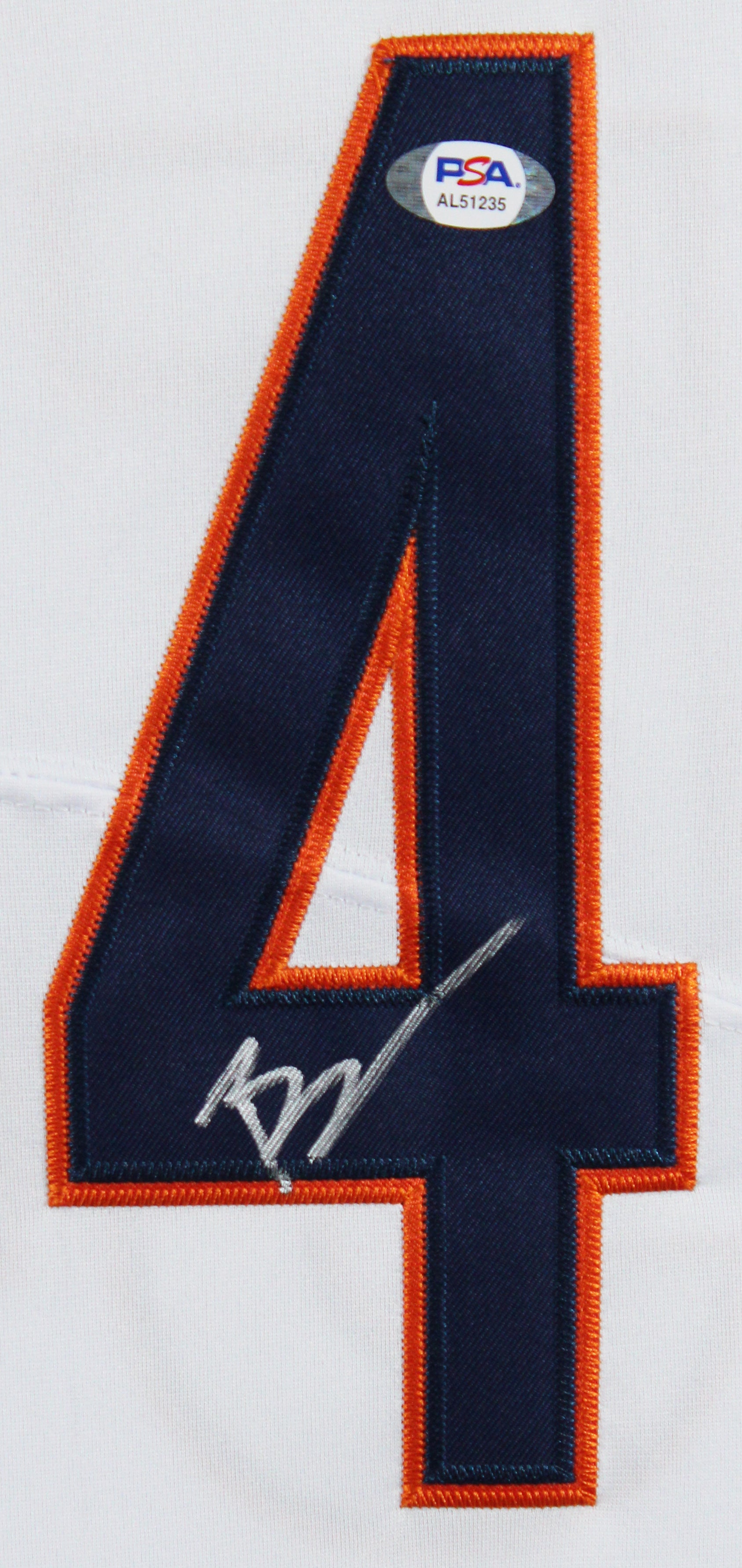 Bears Brian Urlacher Authentic Signed White Nike Framed Jersey PSA/DNA #AL51235