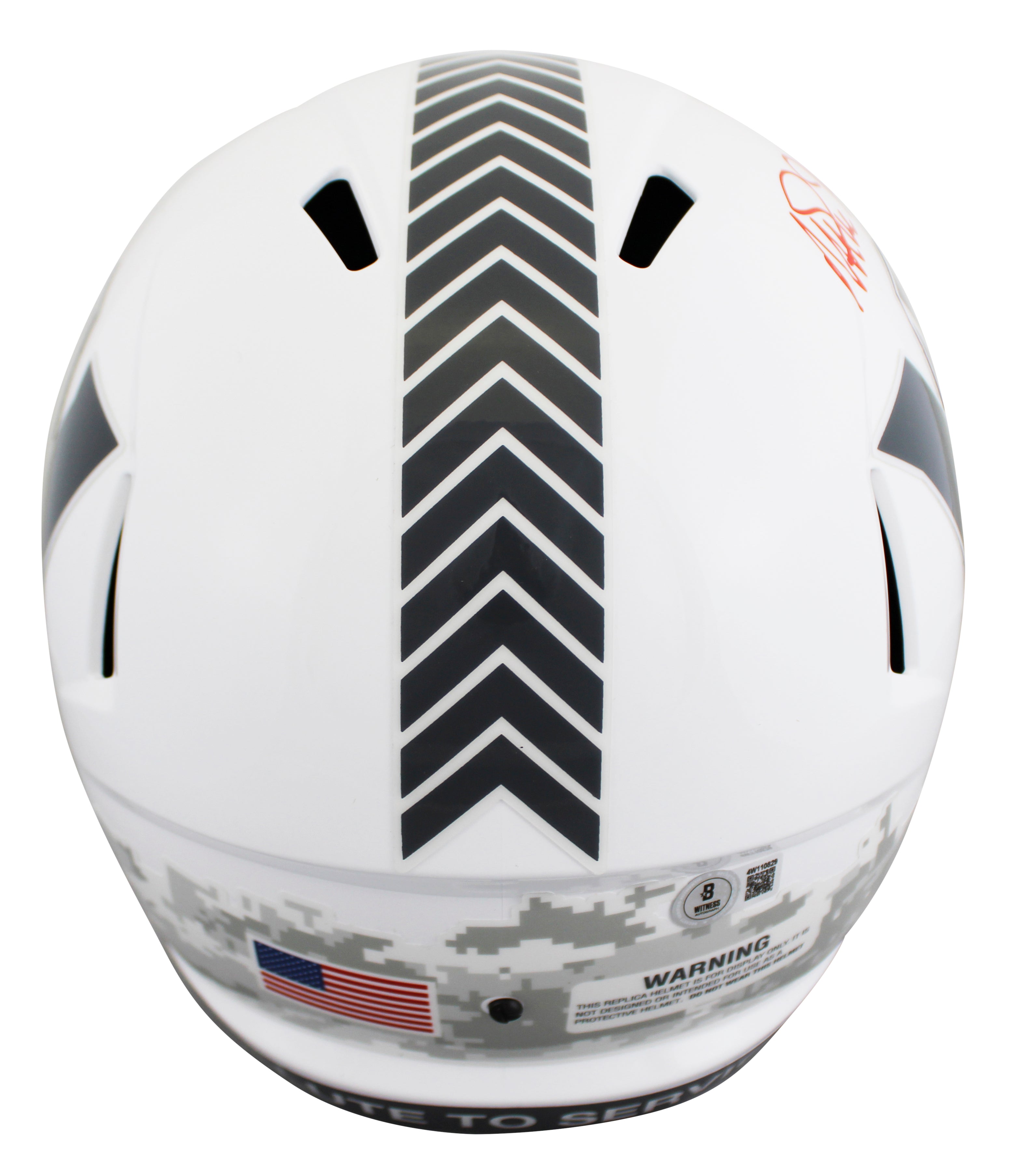 Commanders Magic Johnson Signed STS III F/S Speed Rep Helmet W/ Case BAS Wit 3
