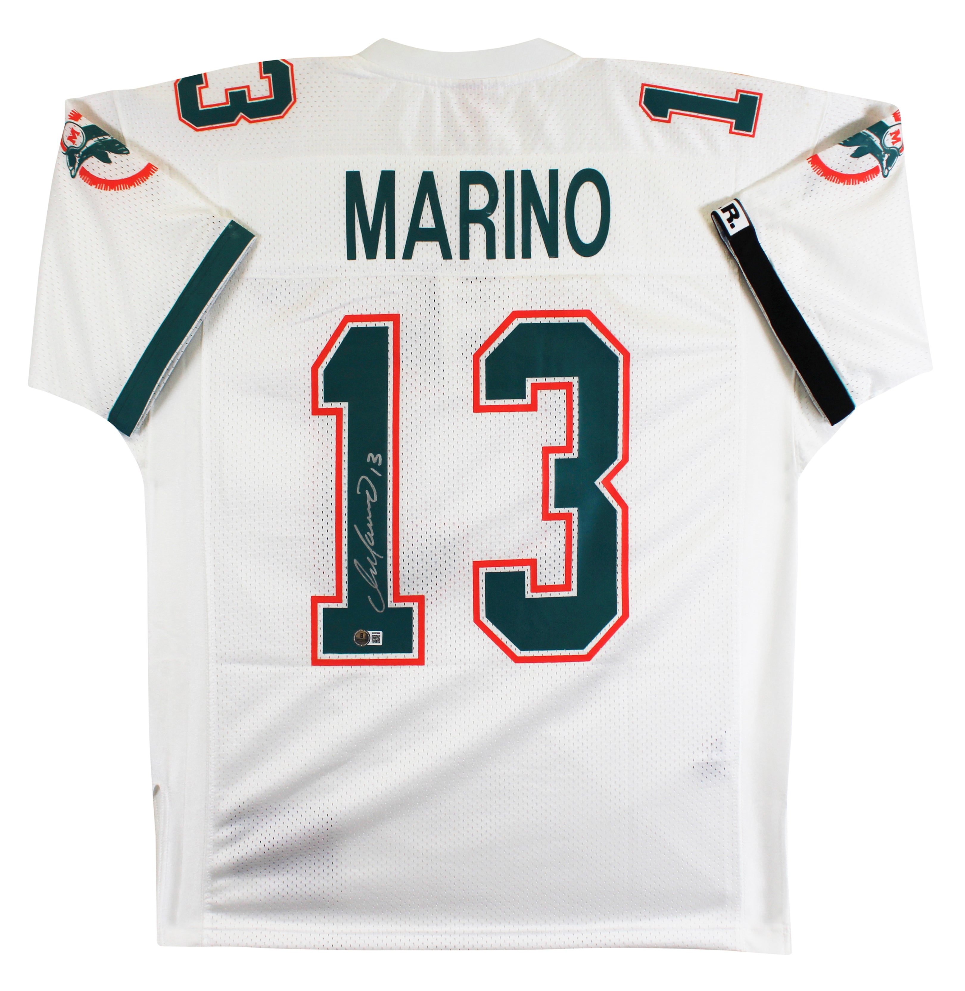 Dolphins Dan Marino Authentic Signed White 1990 TB Mitchell & Ness Jersey BAS